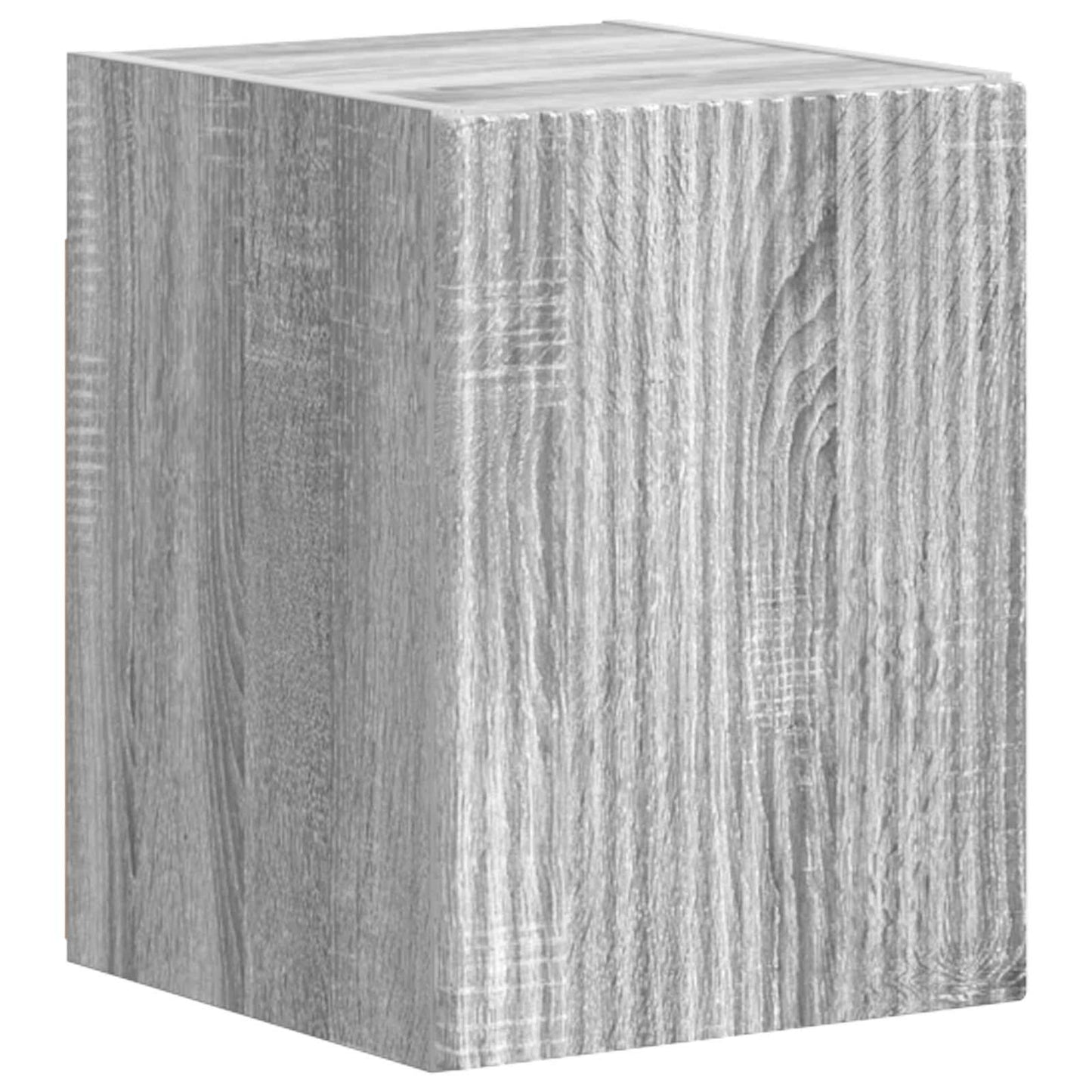 TV-Schrankset Wandmontiert 4 pcs Graues Sonoma Holzwerkstoff