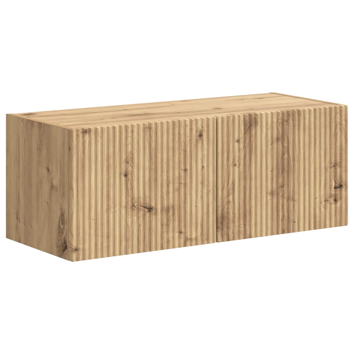 TV-Schrankset Wandmontiert 4 pcs Artisan-Eiche Holzwerkstoff