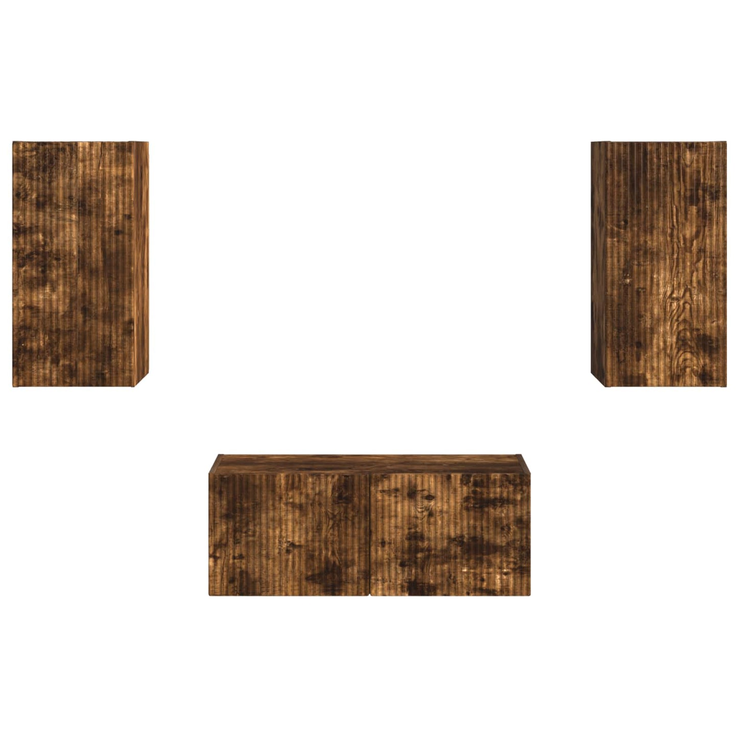 TV-Schrankset 6 pcs Geräucherte Eiche Holzwerkstoff