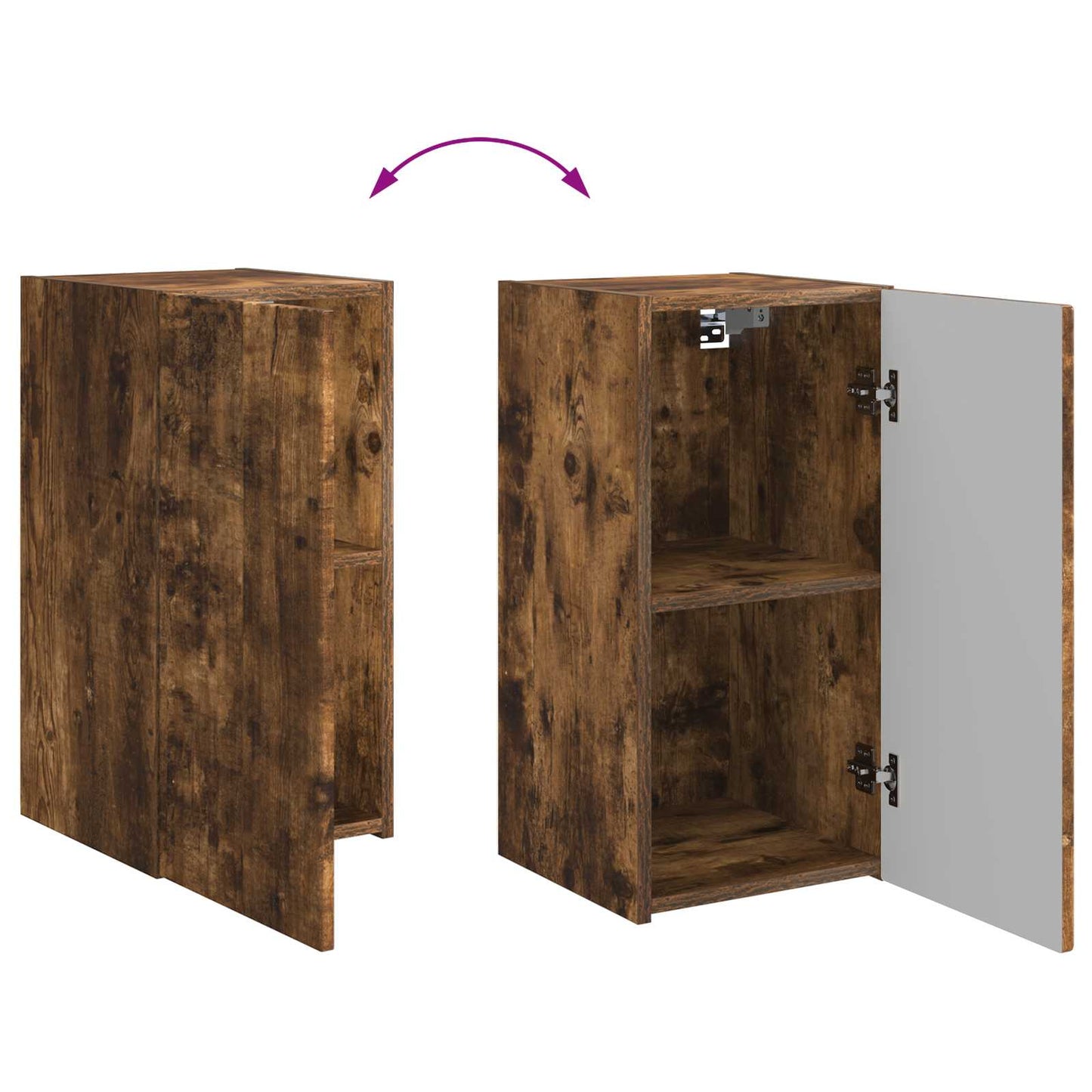 TV-Schrankset 6 pcs Geräucherte Eiche Holzwerkstoff