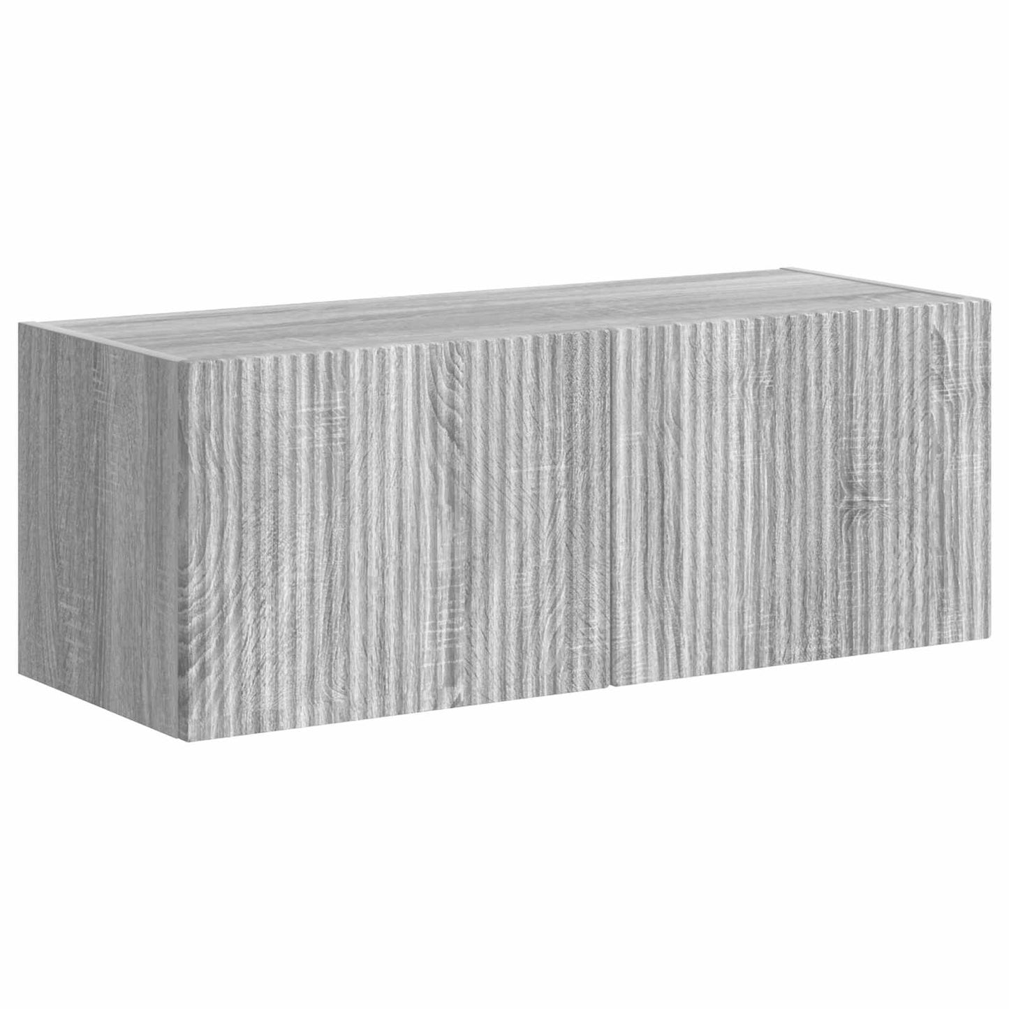 TV-Schrankset Wandmontiert 6 pcs Graues Sonoma Holzwerkstoff
