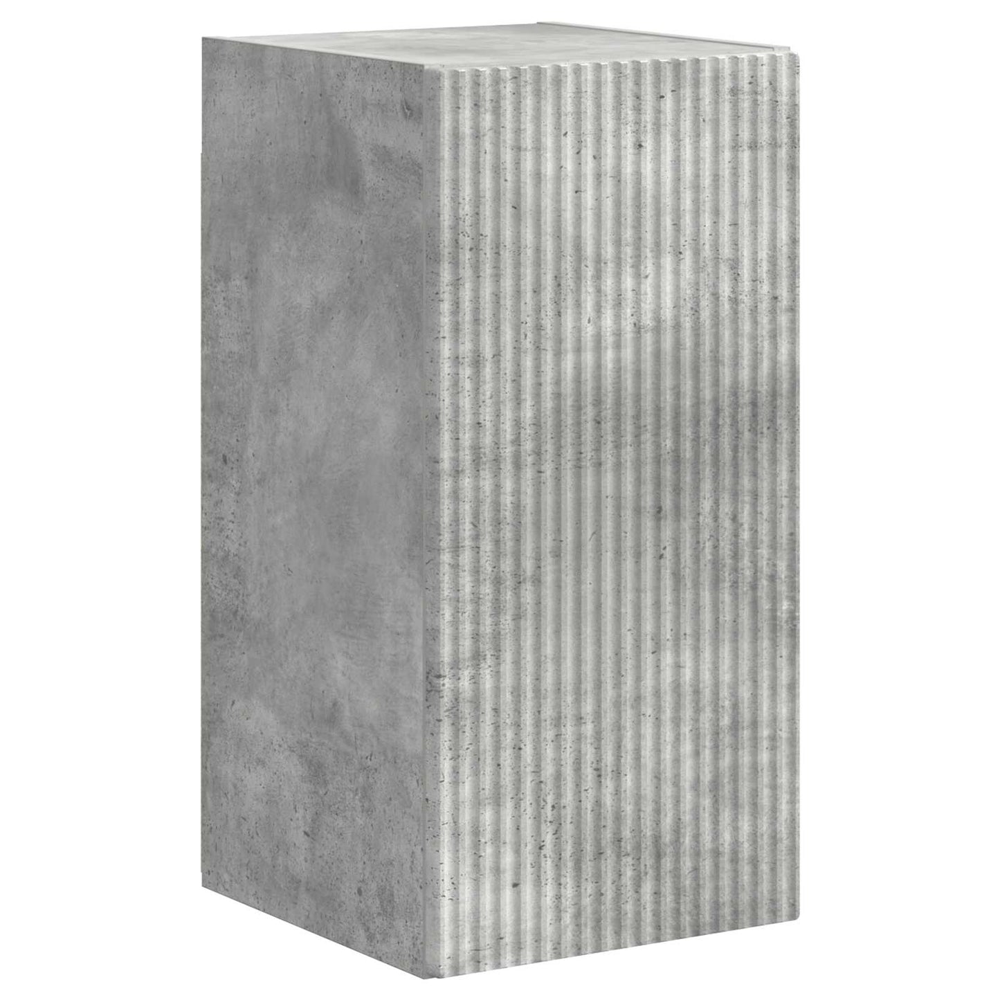 TV-Schrankset Wandmontiert 5 pcs Beton Grau Holzwerkstoff