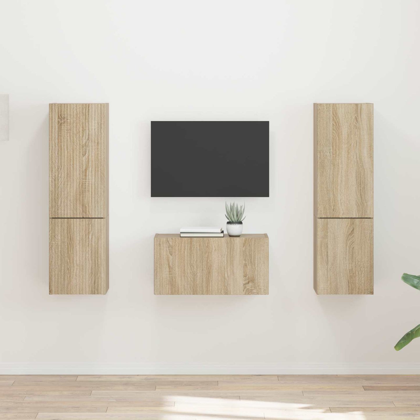 TV-Schrankset 5 pcs Sonoma-Eiche Holzwerkstoff