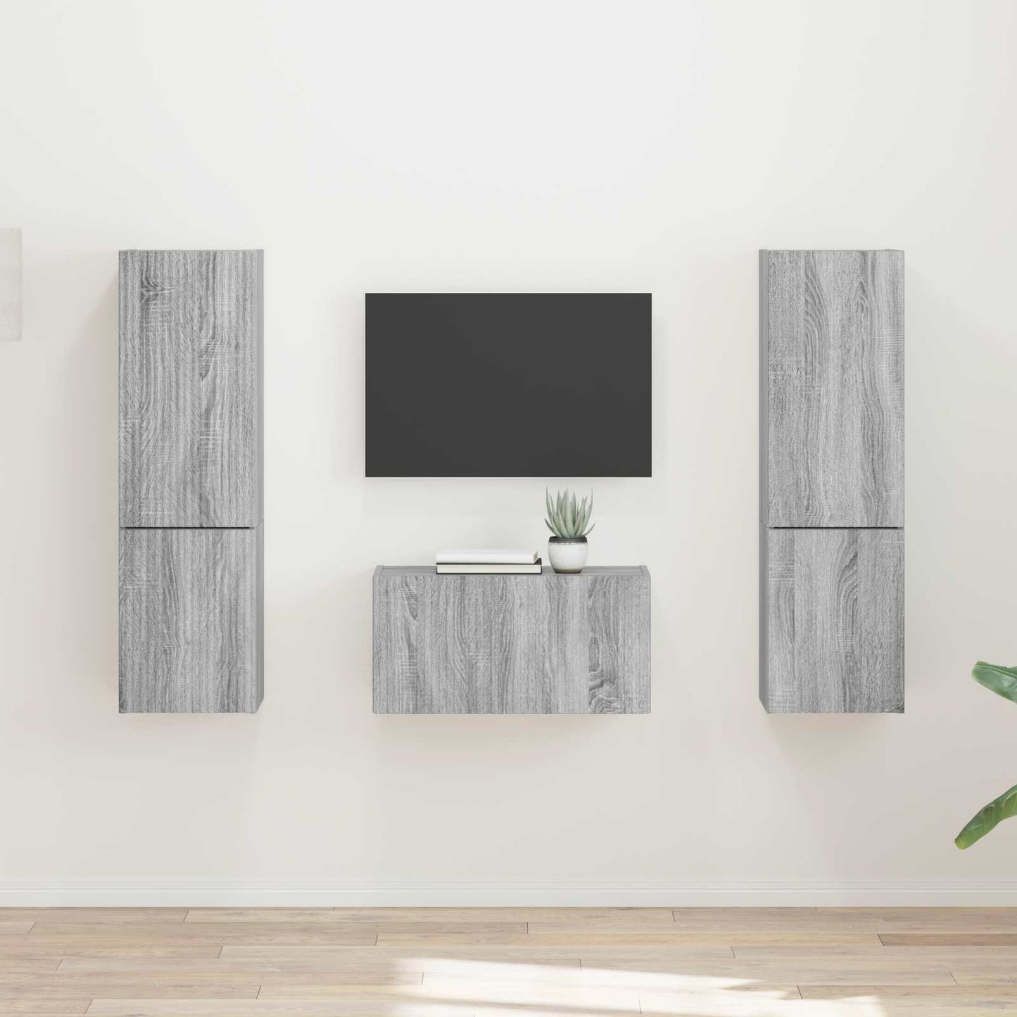 TV-Schrankset 5 pcs Graues Sonoma Holzwerkstoff