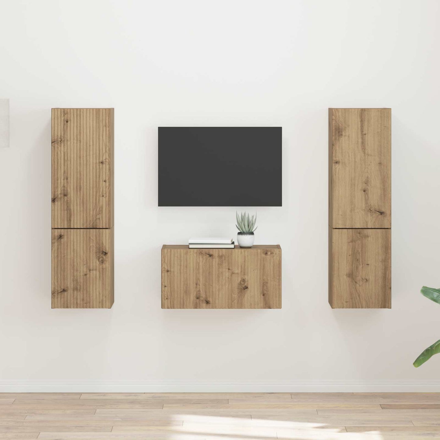 TV-Schrankset 5 pcs Artisan-Eiche Holzwerkstoff