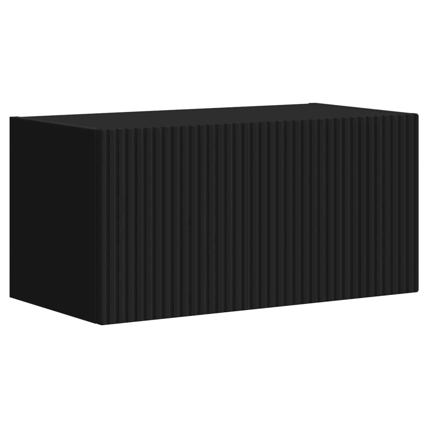 TV-Schrankset 6 pcs Schwarz Holzwerkstoff