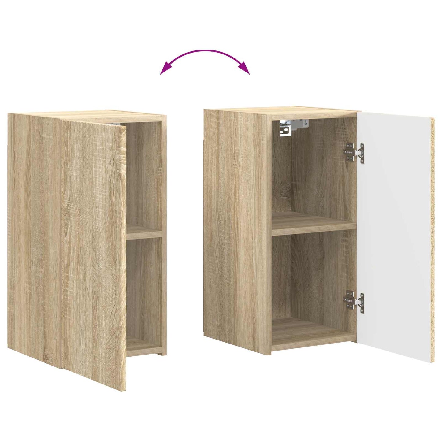 TV-Schrankset 6 pcs Sonoma-Eiche Holzwerkstoff