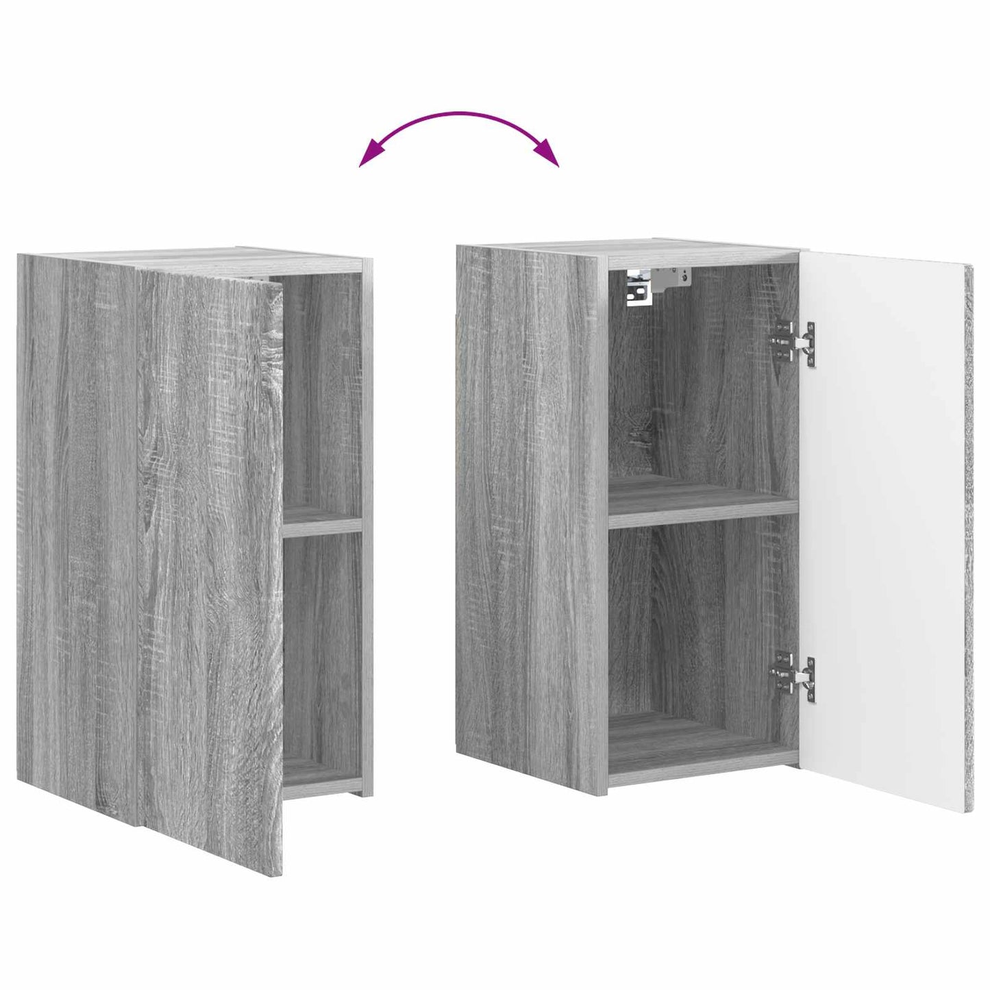 TV-Schrankset 6 pcs Graues Sonoma Holzwerkstoff