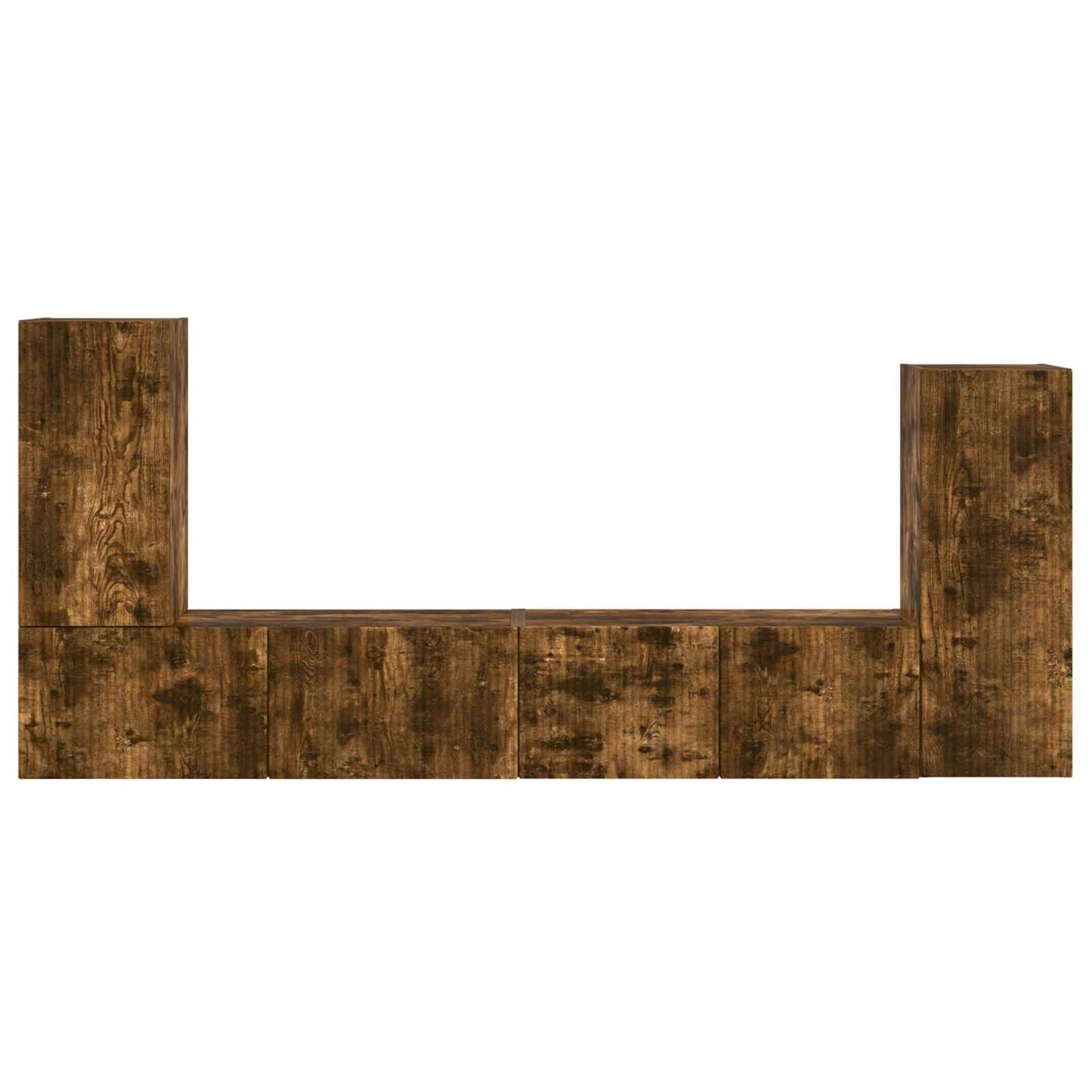 TV-Schrankset 4 pcs Geräucherte Eiche Holzwerkstoff