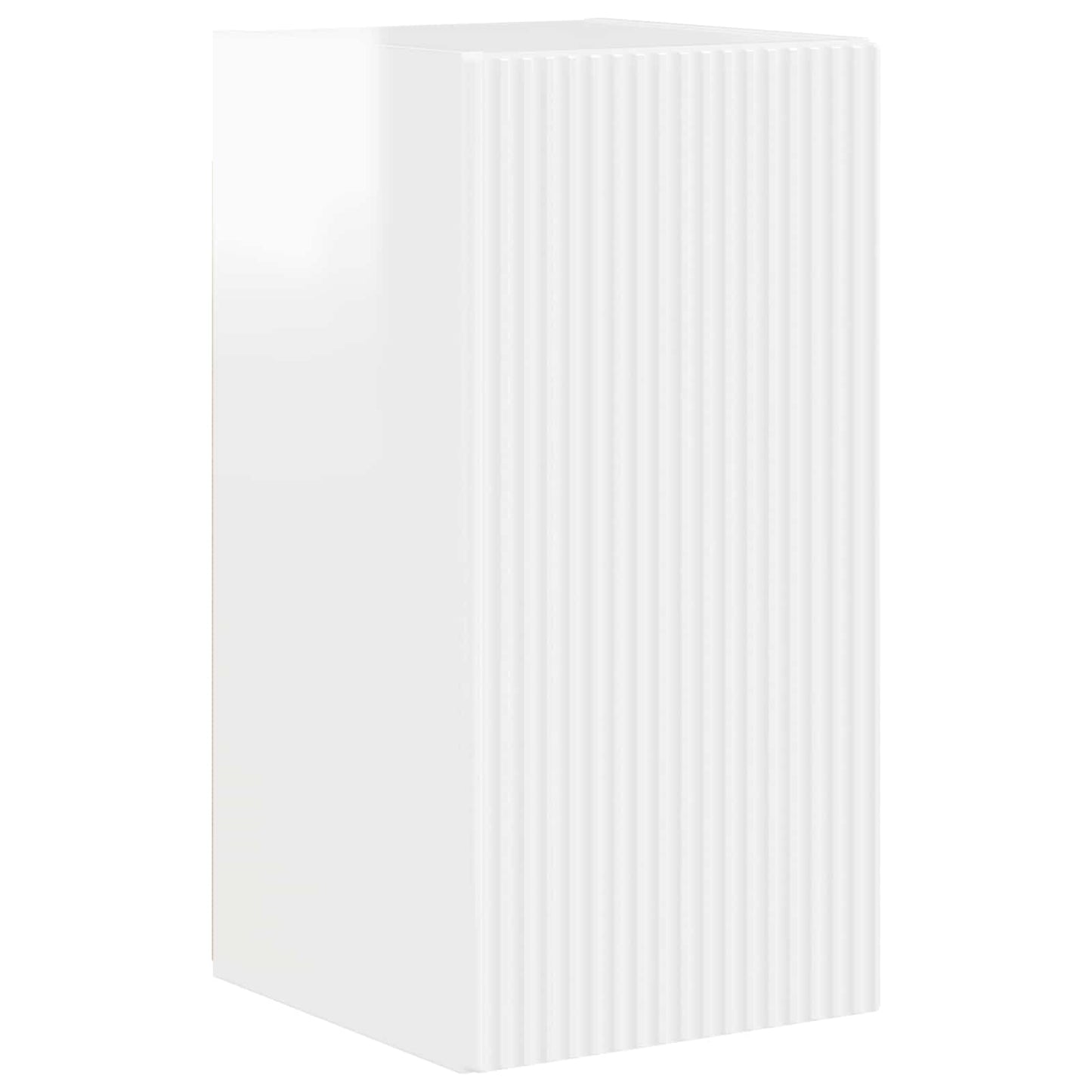 TV-Schrankset 6 pcs Hochglanz Weiß Holzwerkstoff
