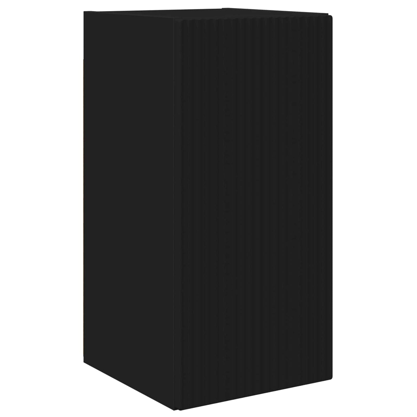 TV-Schrankset 8 pcs Schwarz Holzwerkstoff