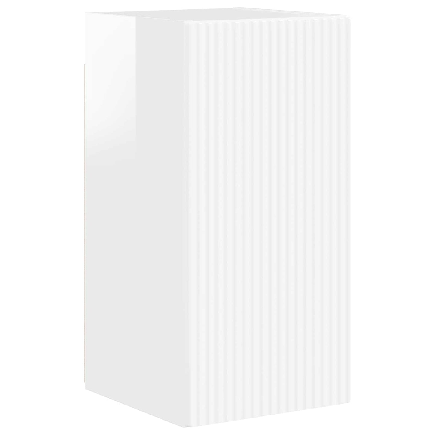 TV-Schrankset 8 pcs Hochglanz Weiß Holzwerkstoff
