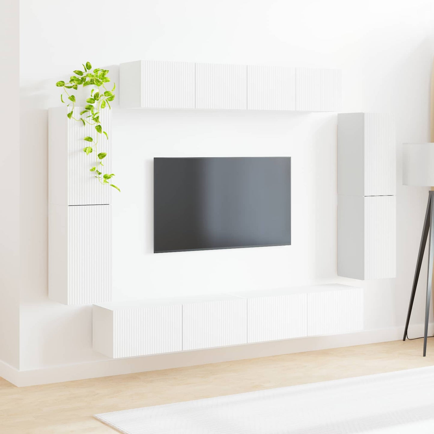 TV-Schränk 8 pcs Weiß