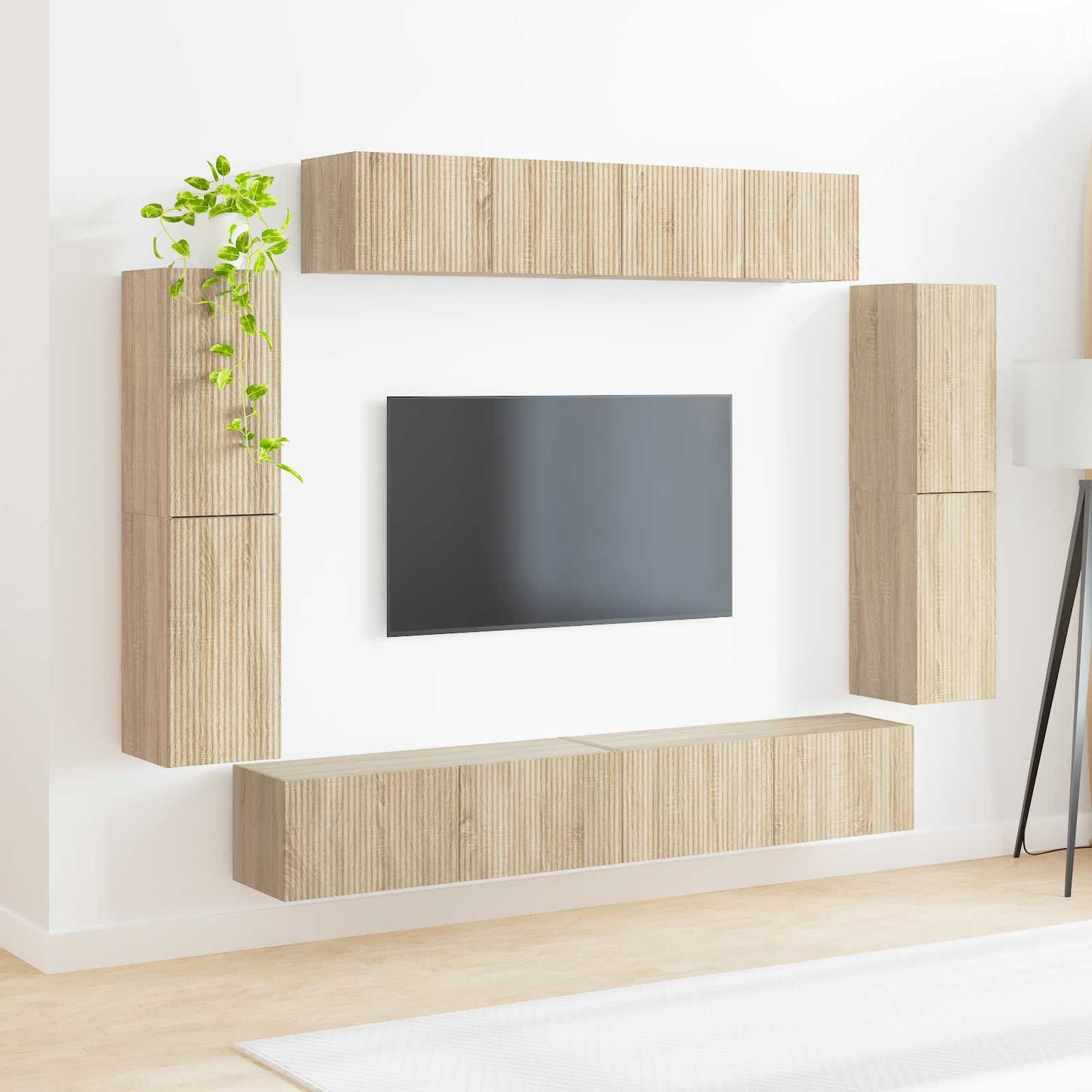 TV-Schränk 8 pcs Sonoma-Eiche