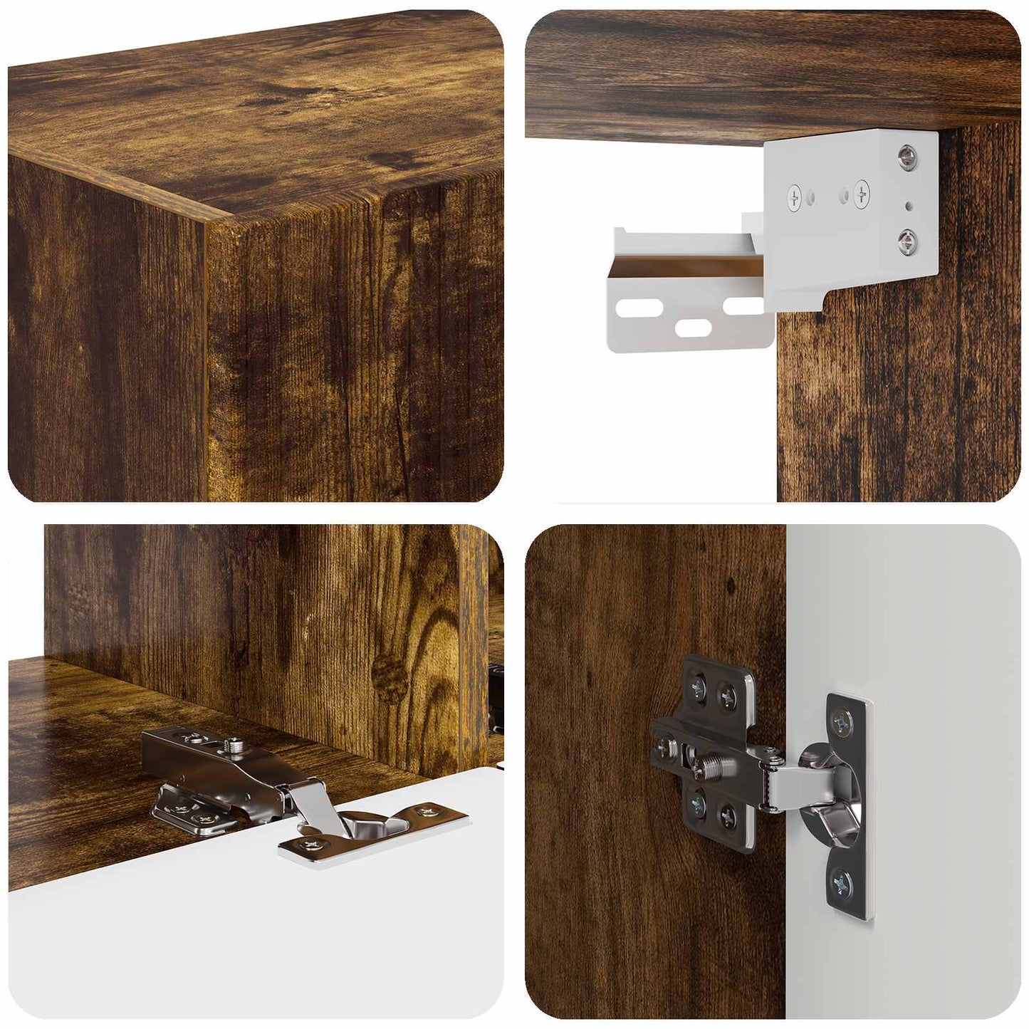 TV-Schränk 8 pcs Geräucherte Eiche