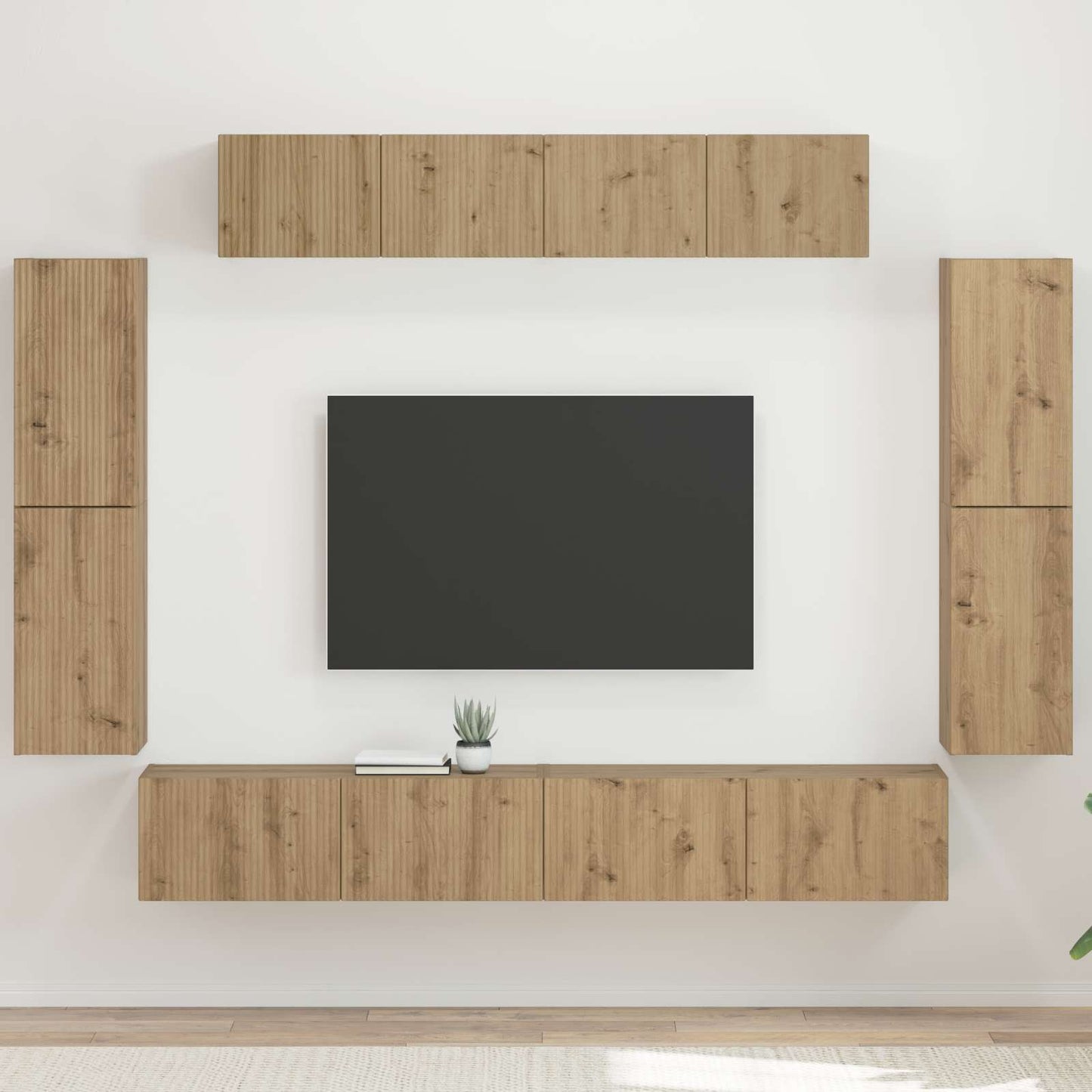 TV-Schränk 8 pcs Artisan-Eiche