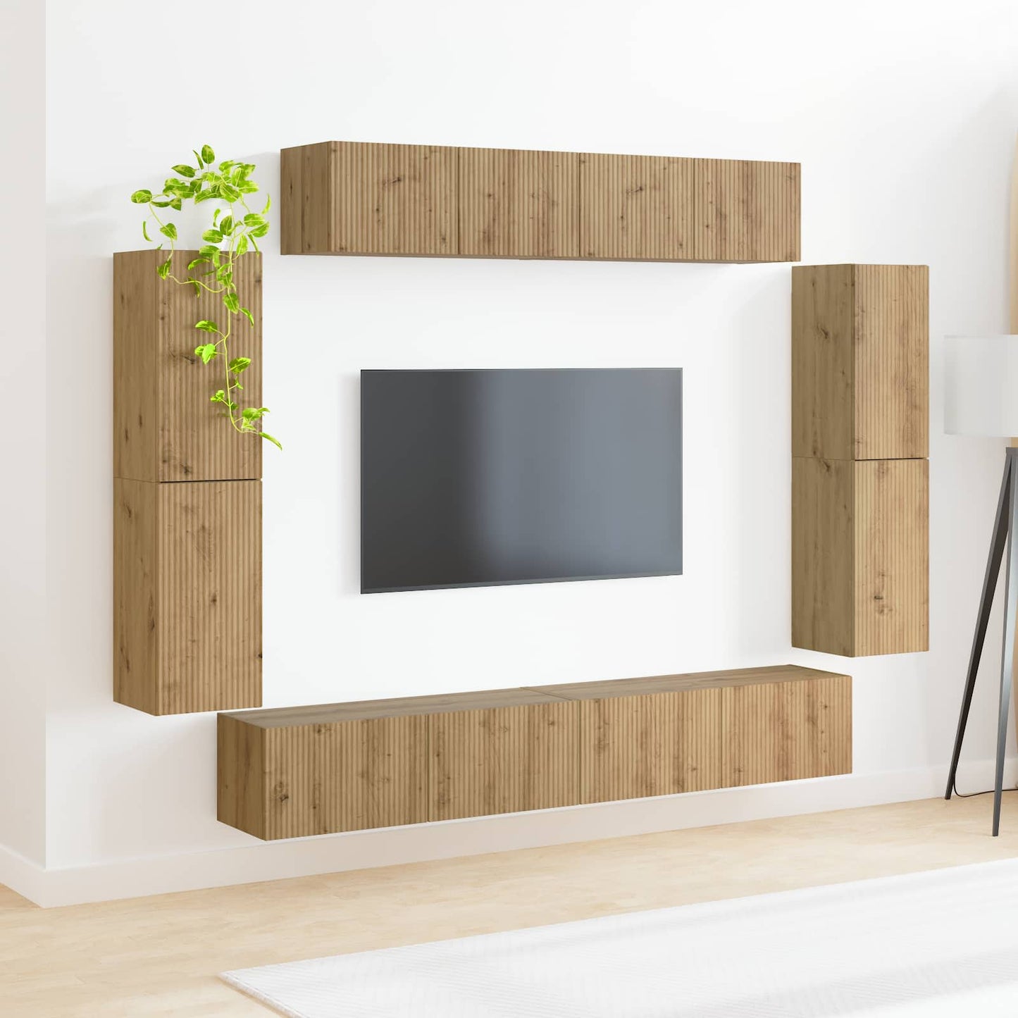 TV-Schränk 8 pcs Artisan-Eiche