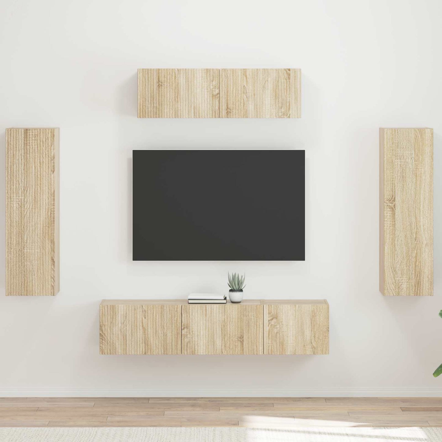 TV-Schränk 5 pcs Sonoma-Eiche