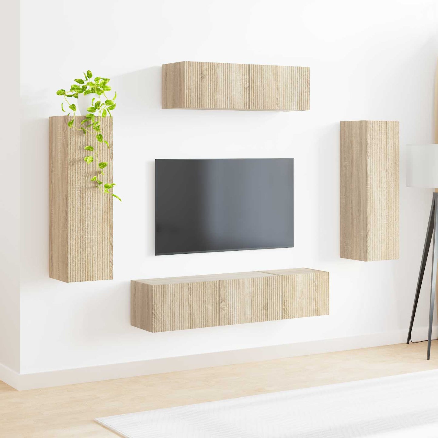TV-Schränk 5 pcs Sonoma-Eiche