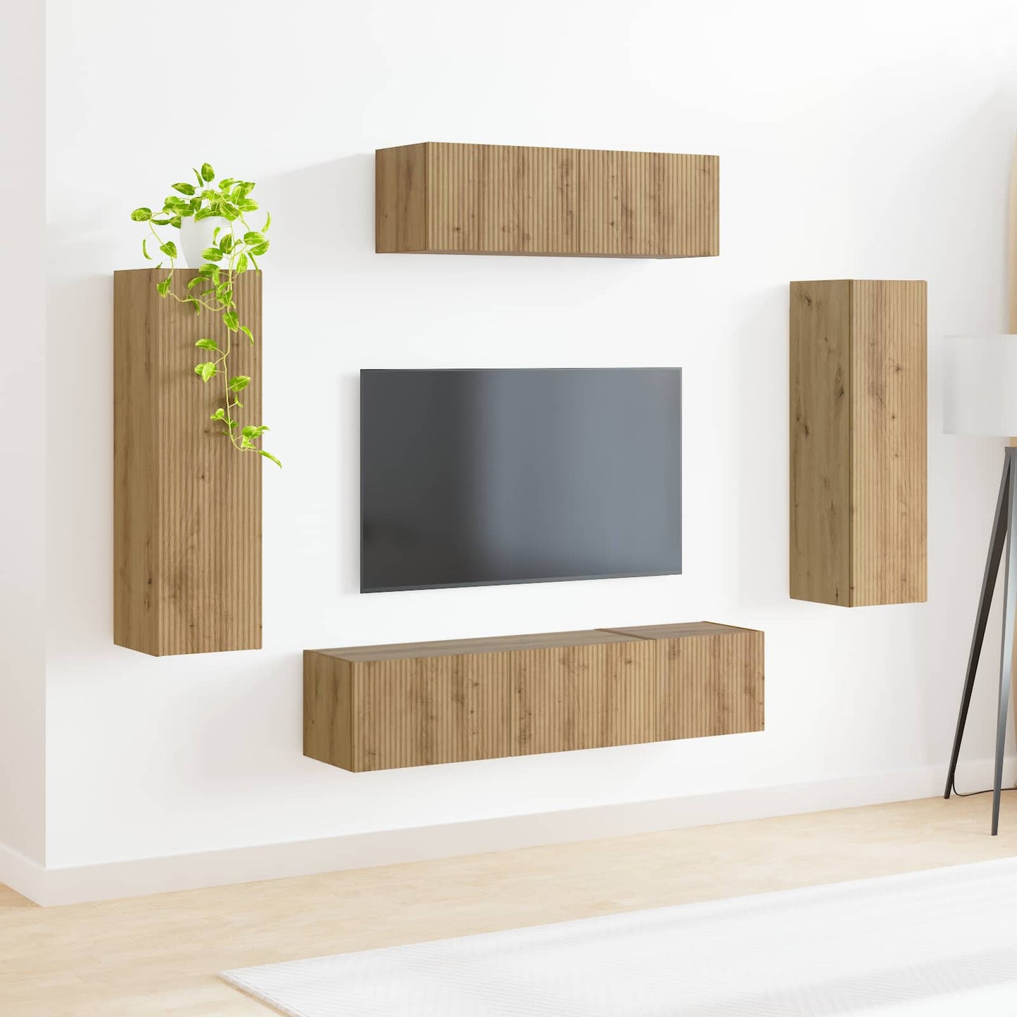 TV-Schränk 5 pcs Artisan-Eiche