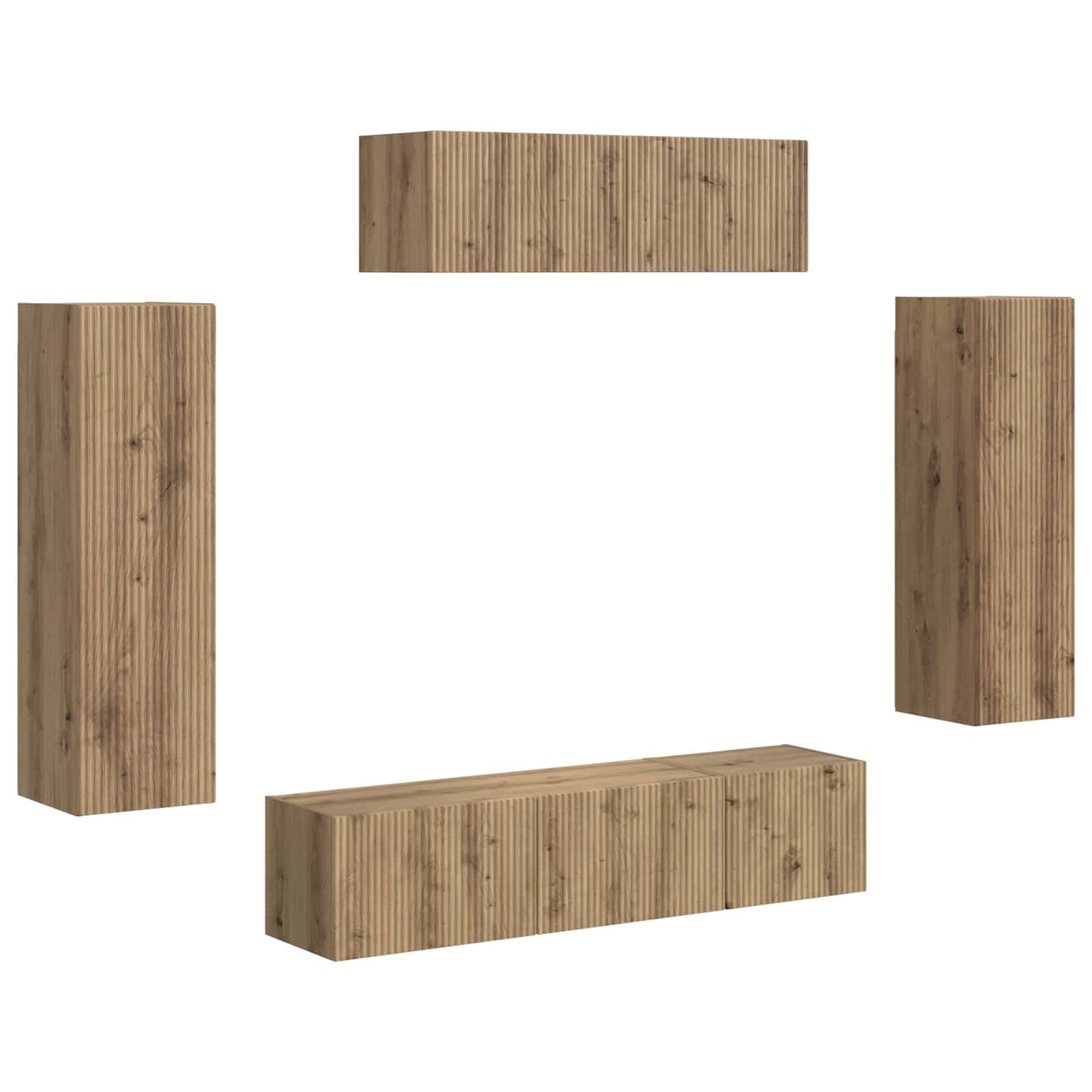 TV-Schränk 5 pcs Artisan-Eiche