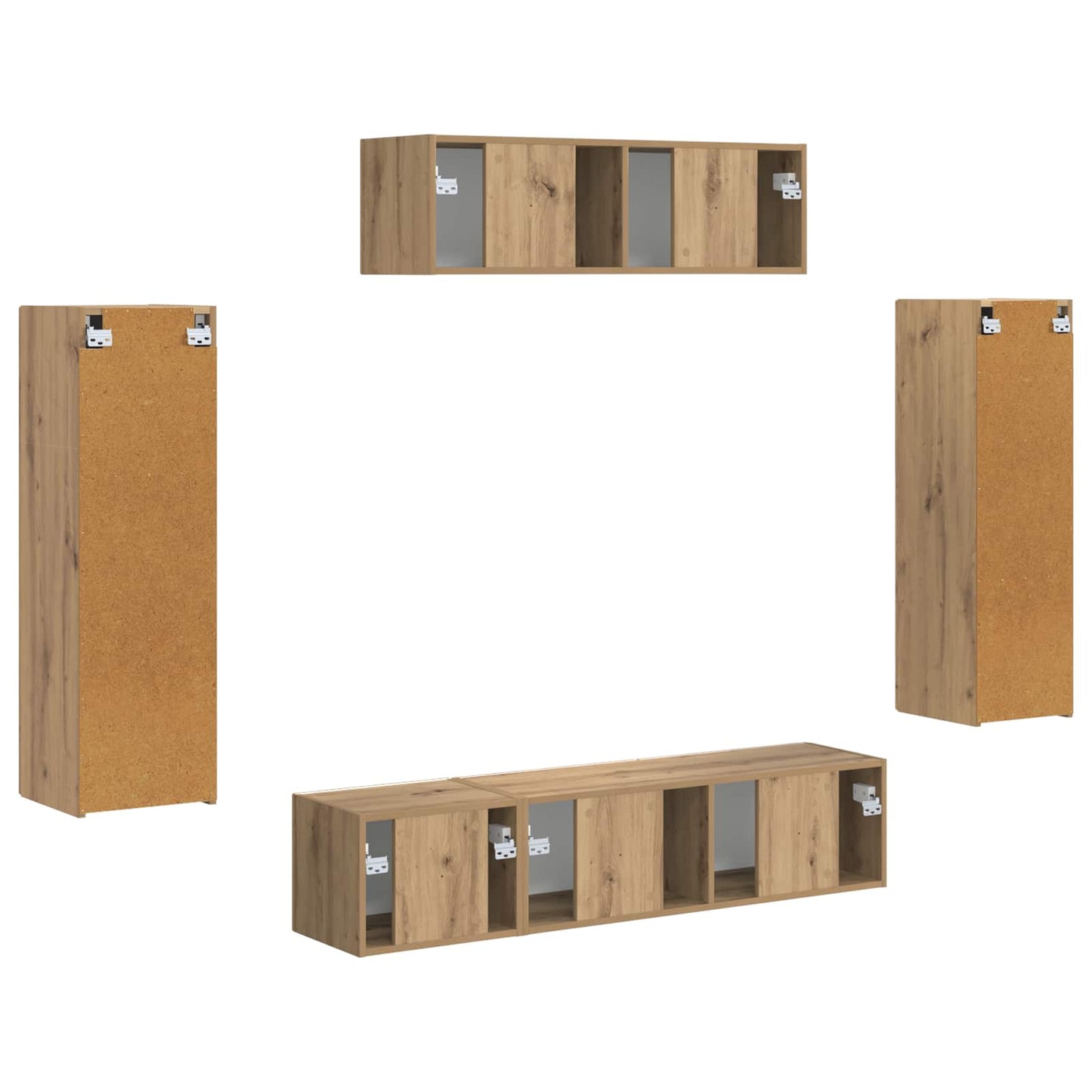 TV-Schränk 5 pcs Artisan-Eiche