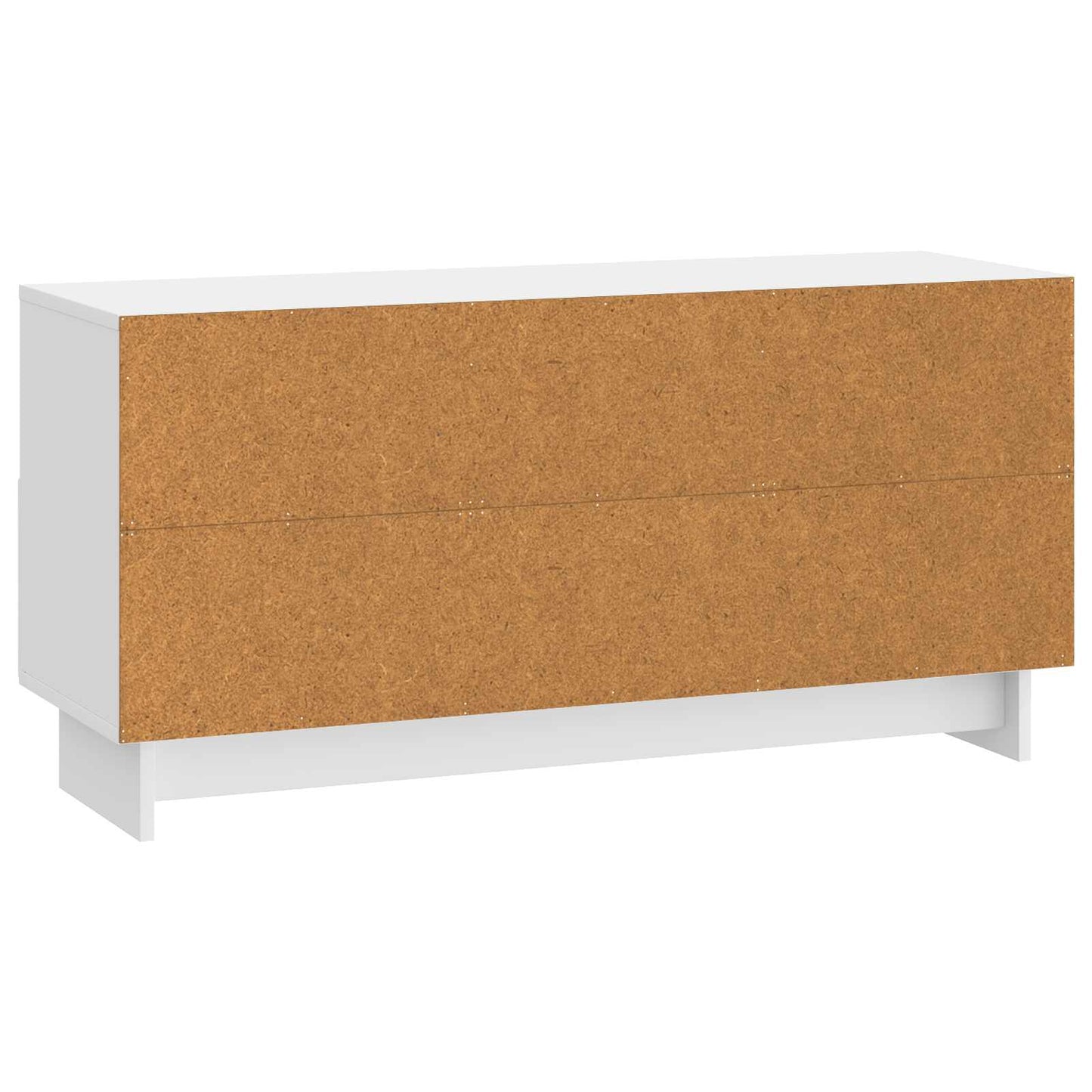 TV-Schränk Hochglanz Weiß 102 x 34,5 x 50 cm Holzwerkstoff
