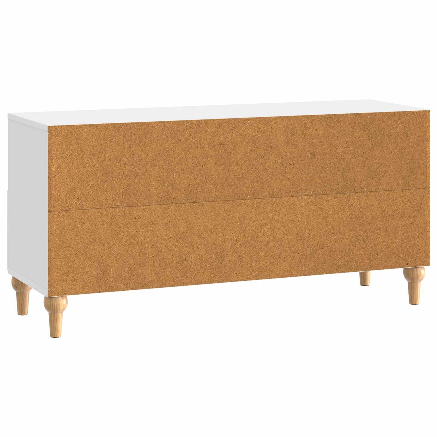 TV-Schränk Hochglanz Weiß 102 x 34,5 x 50 cm Holzwerkstoff