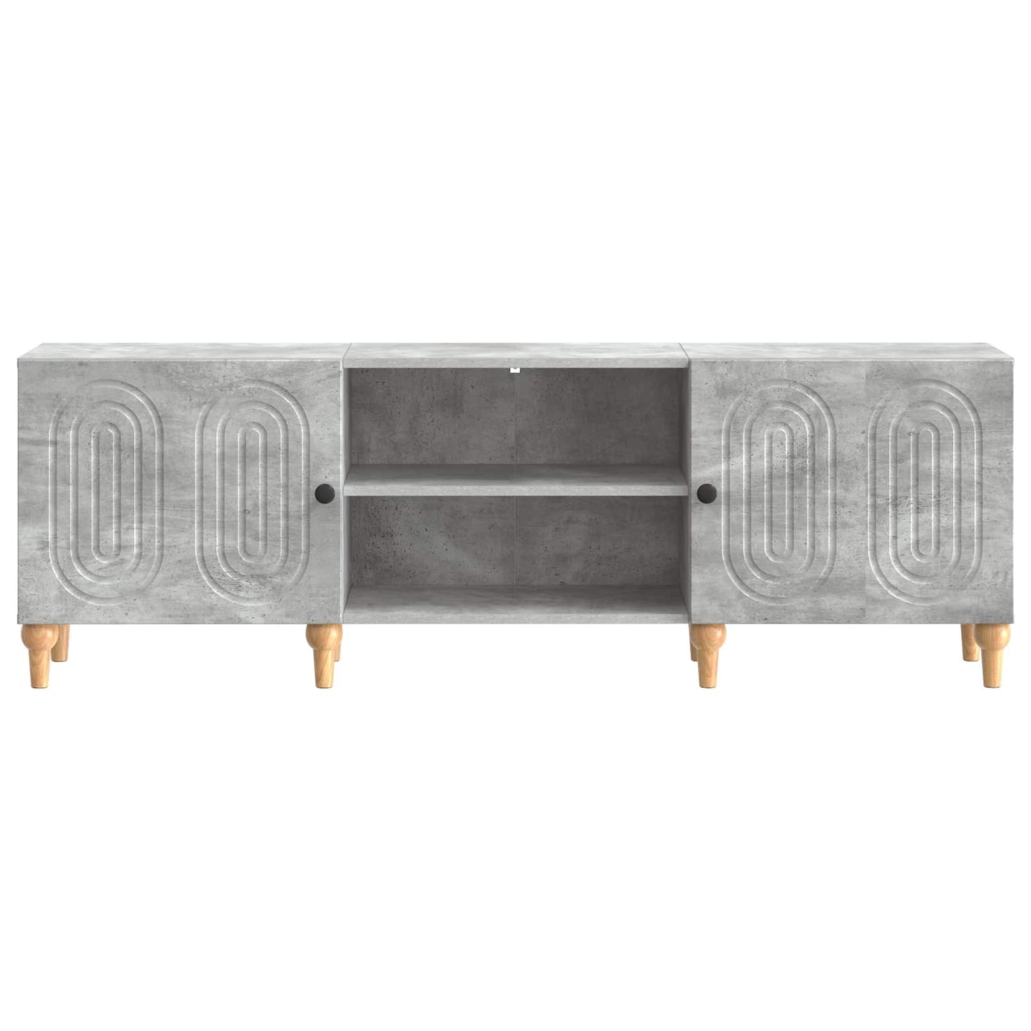 TV-Schränk Betongrau 150 x 31 x 50 cm Holzwerkstoff