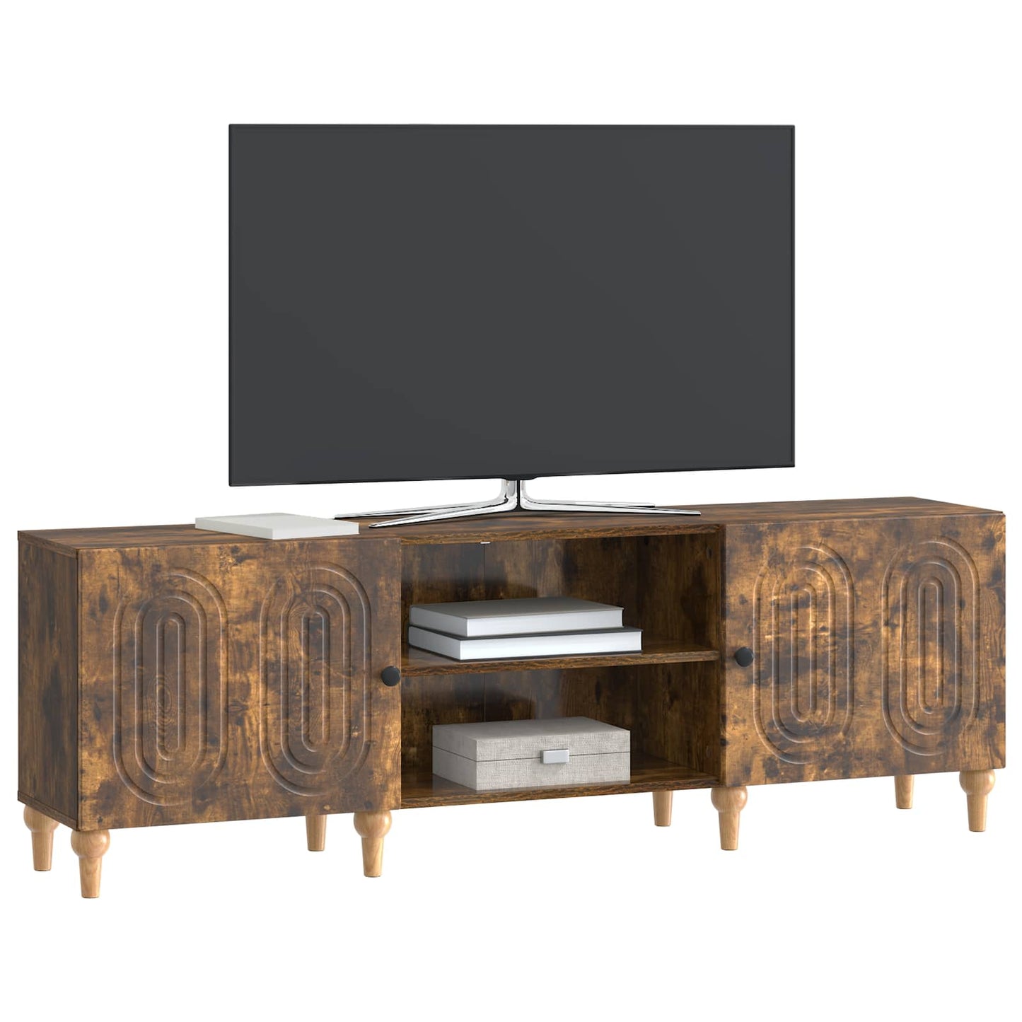 TV-Schränk Geräucherte Eiche 150 x 31 x 50 cm Holzwerkstoff