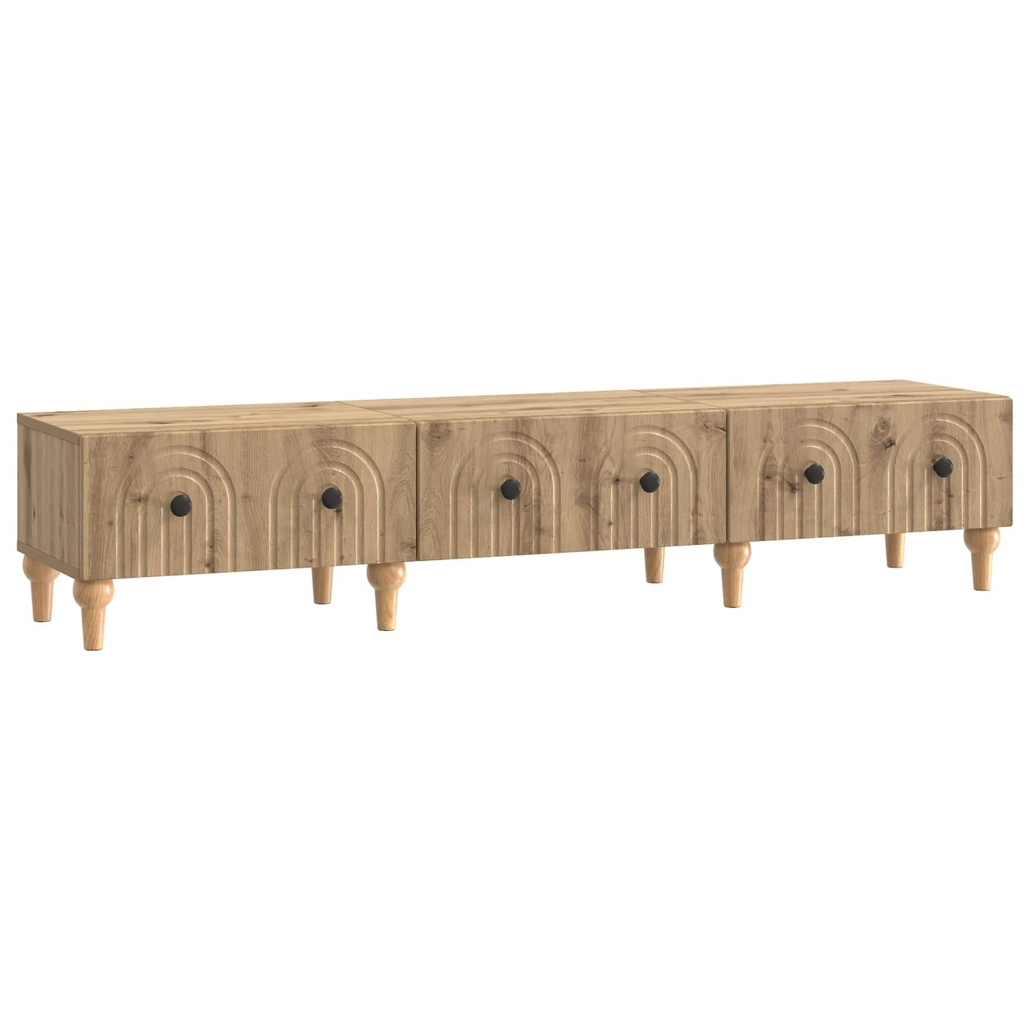 TV-Schränk Artisan-Eiche 147 x 34,5 x 30 cm Holzwerkstoff