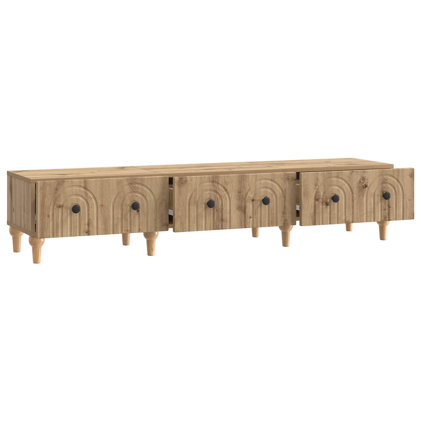 TV-Schränk Artisan-Eiche 147 x 34,5 x 30 cm Holzwerkstoff