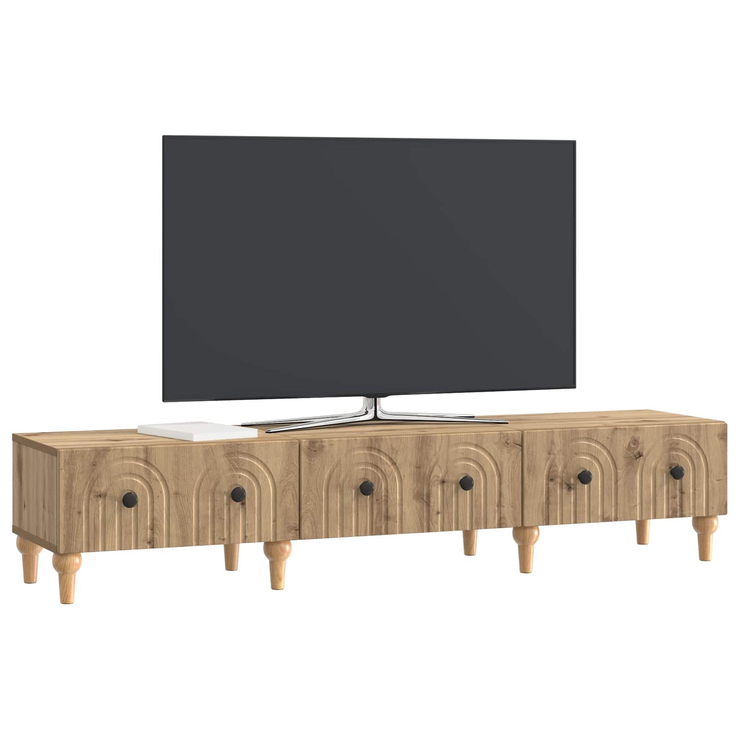 TV-Schränk Artisan-Eiche 147 x 34,5 x 30 cm Holzwerkstoff