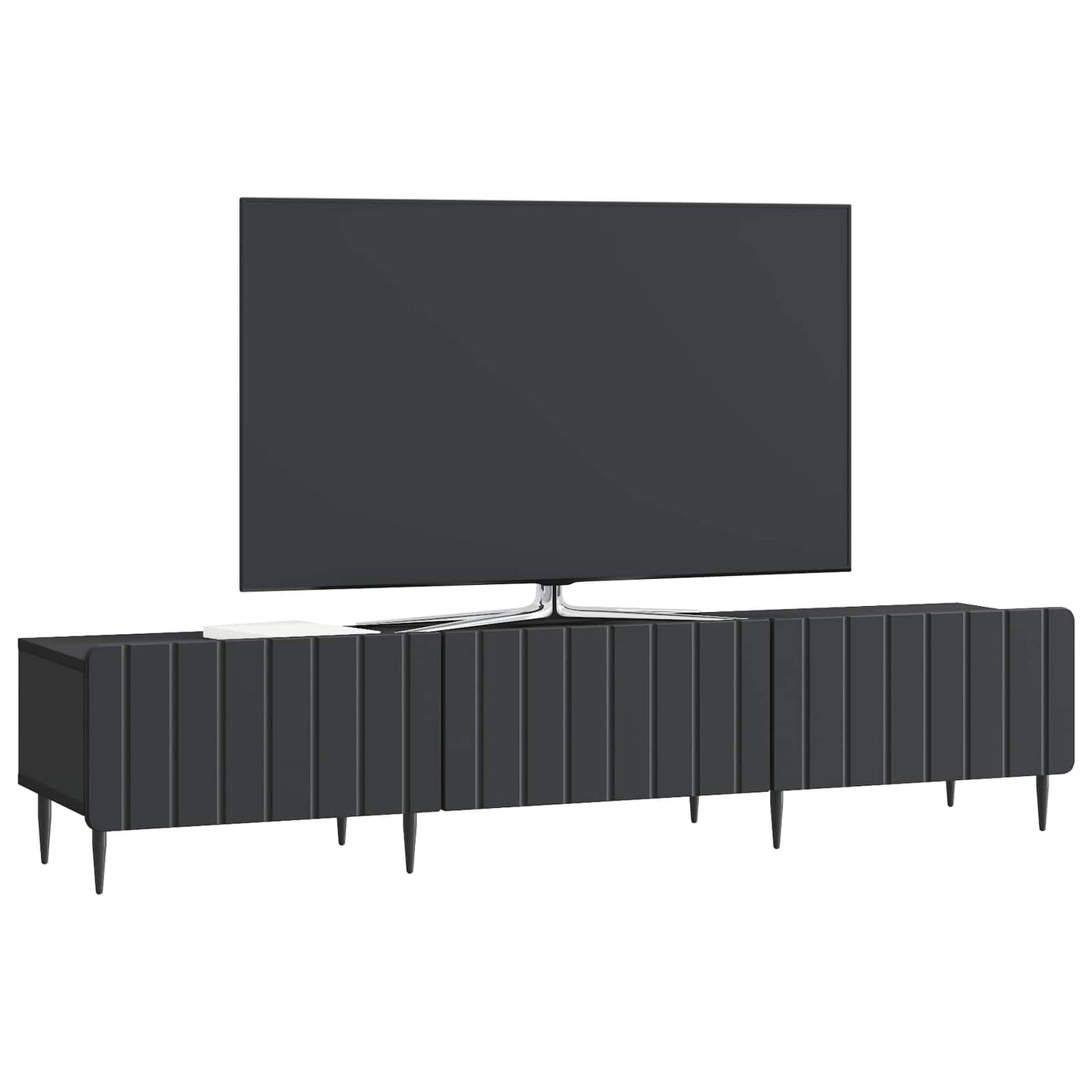 TV-Schränk Schwarz 147 x 34,5 x 32 cm Holzwerkstoff