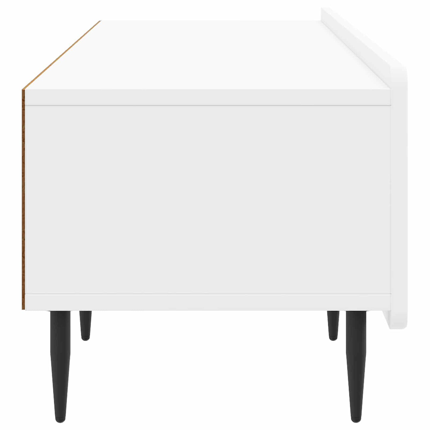 TV-Schränk Hochglanz Weiß 147 x 34,5 x 32 cm Holzwerkstoff