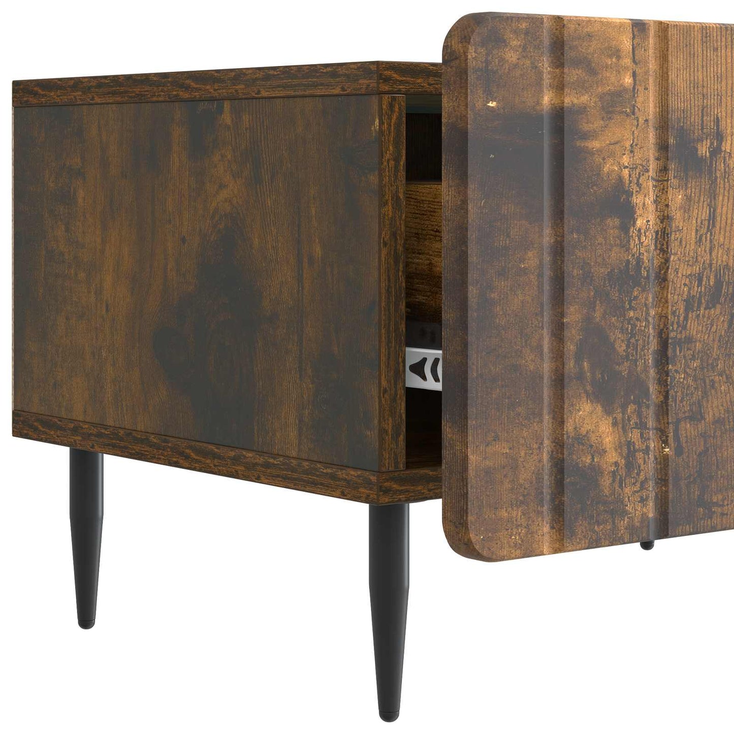 TV-Schränk Geräucherte Eiche 147 x 34,5 x 32 cm Holzwerkstoff
