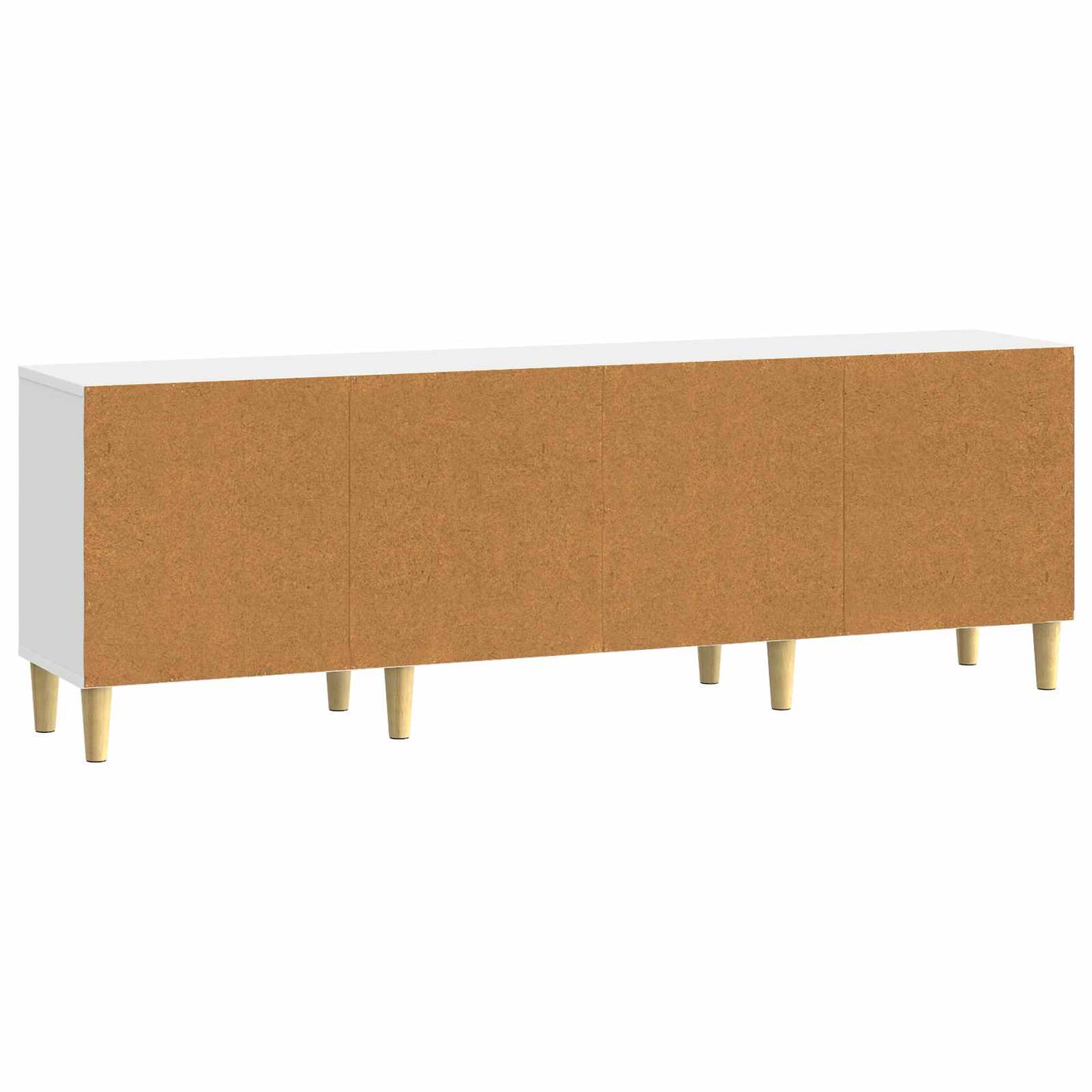 TV-Schränk Hochglanz Weiß 150 x 31 x 50 cm Holzwerkstoff