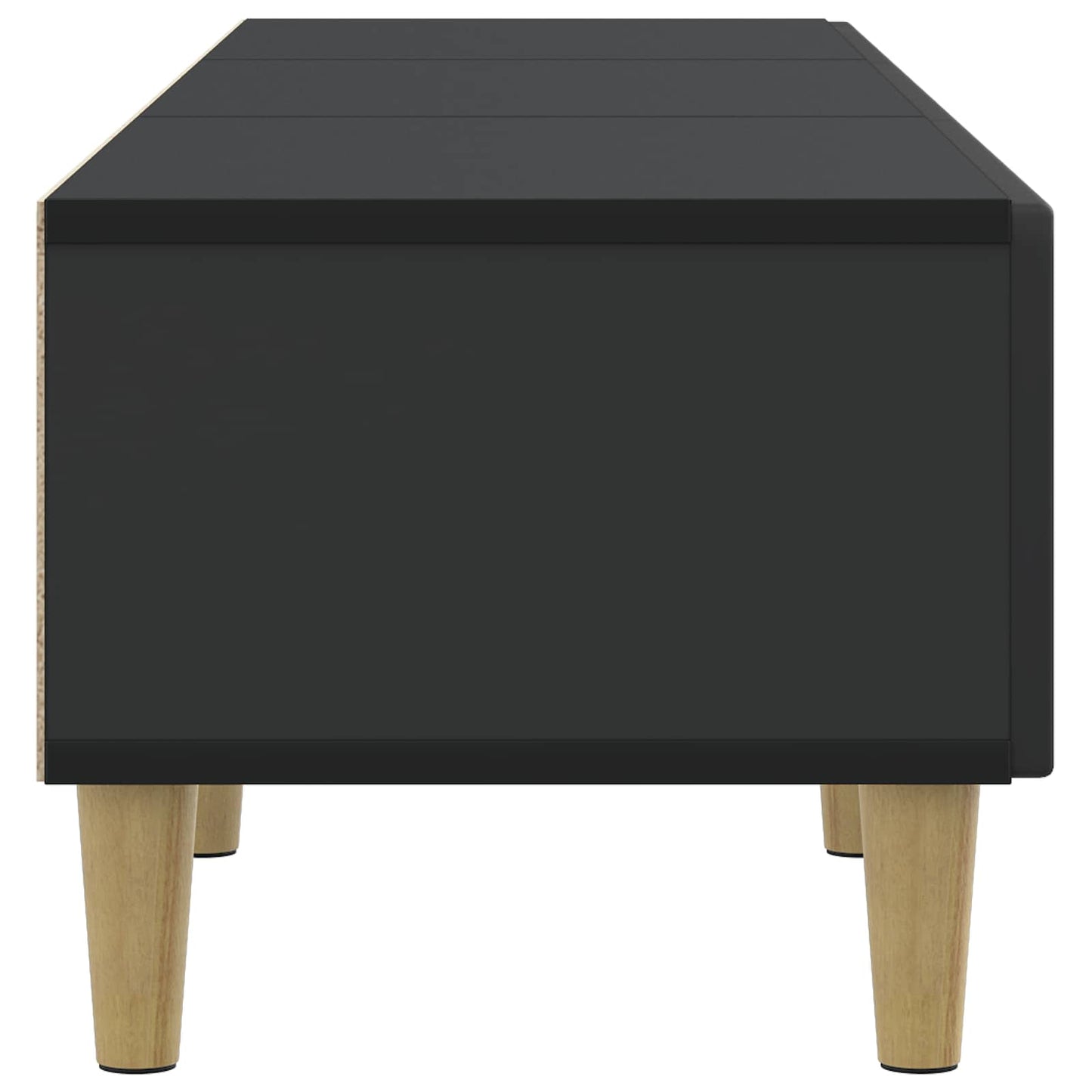 TV-Schränk Schwarz 147 x 34,5 x 30 cm Holzwerkstoff