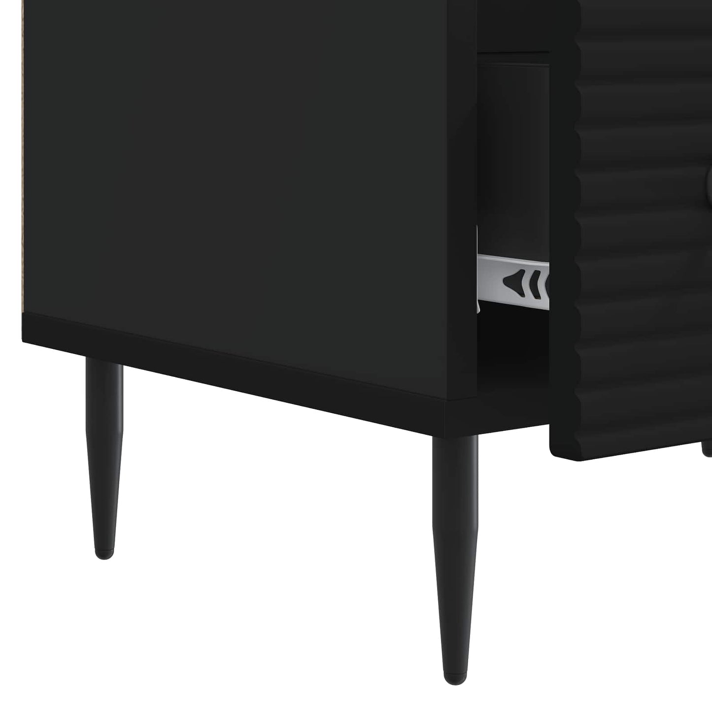 TV-Schränk Schwarz 147 x 34,5 x 30 cm Holzwerkstoff