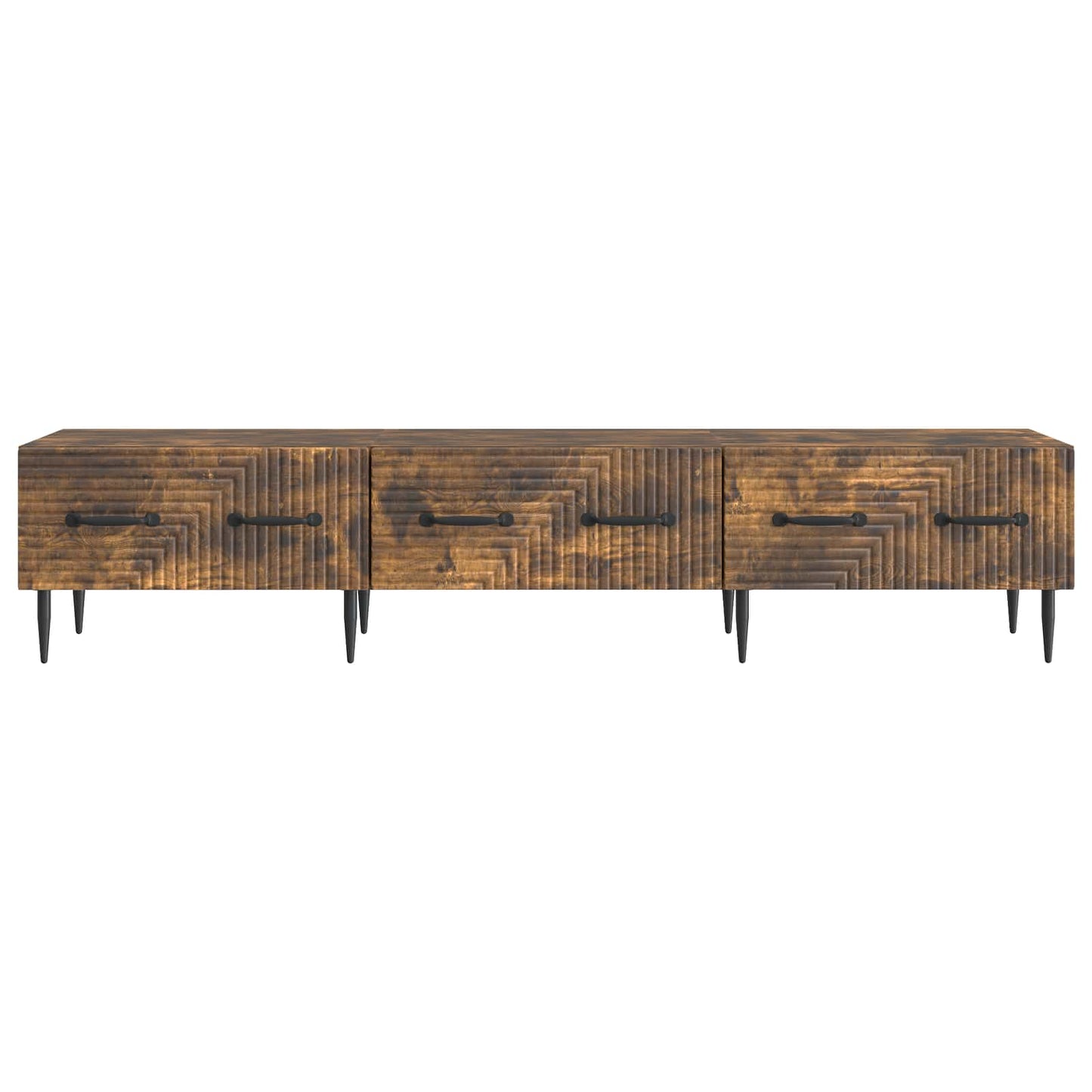 TV-Schränk Geräucherte Eiche 147 x 34,5 x 30 cm Holzwerkstoff