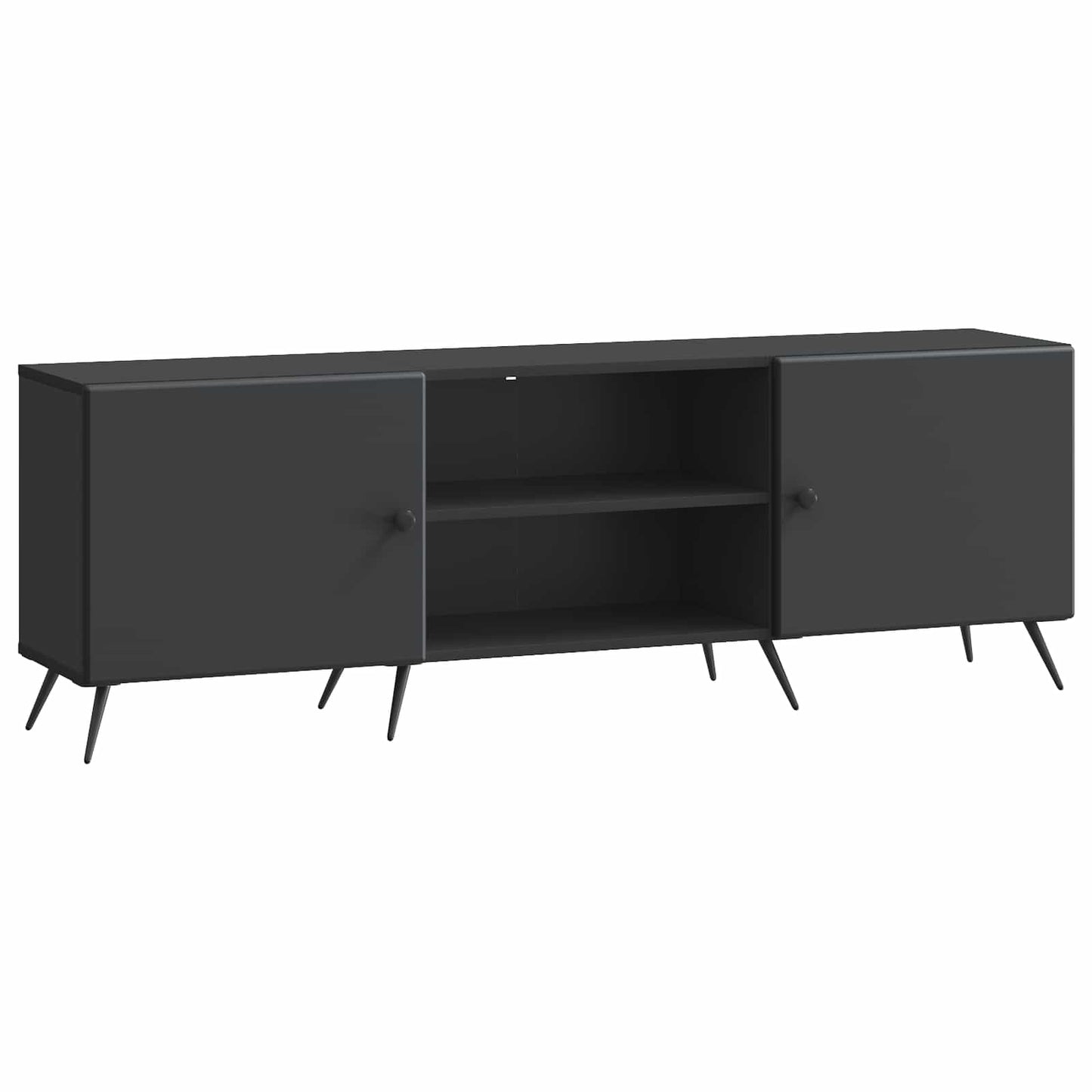 TV-Schränk Schwarz 150 x 31 x 50 cm Holzwerkstoff