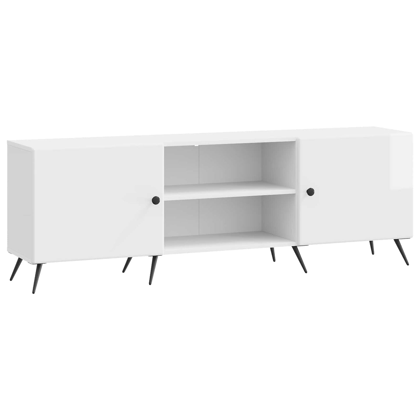 TV-Schränk Hochglanz Weiß 150 x 31 x 50 cm Holzwerkstoff
