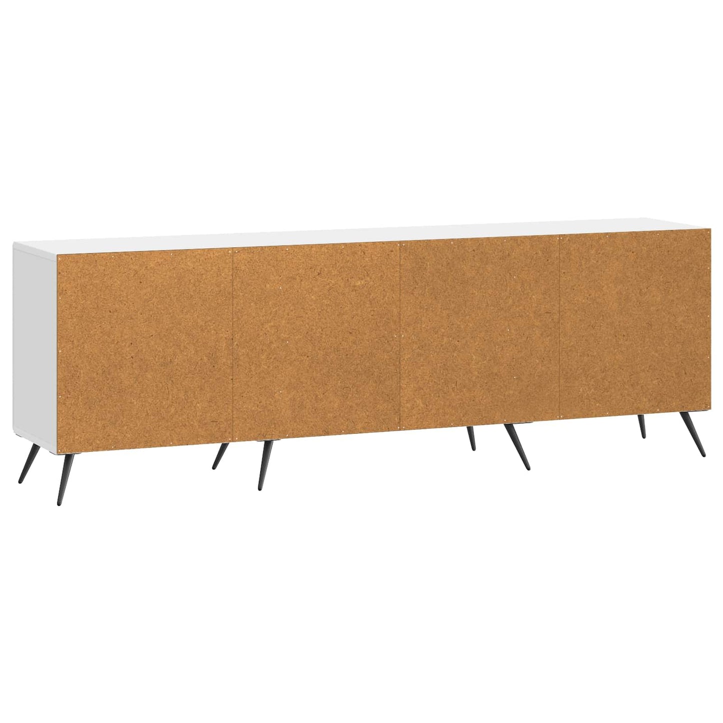 TV-Schränk Hochglanz Weiß 150 x 31 x 50 cm Holzwerkstoff