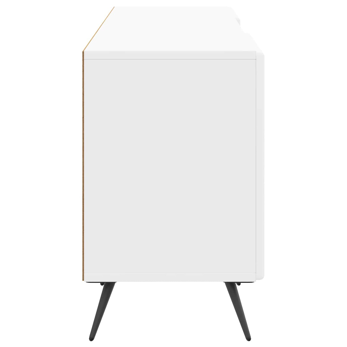 TV-Schränk Hochglanz Weiß 150 x 31 x 50 cm Holzwerkstoff