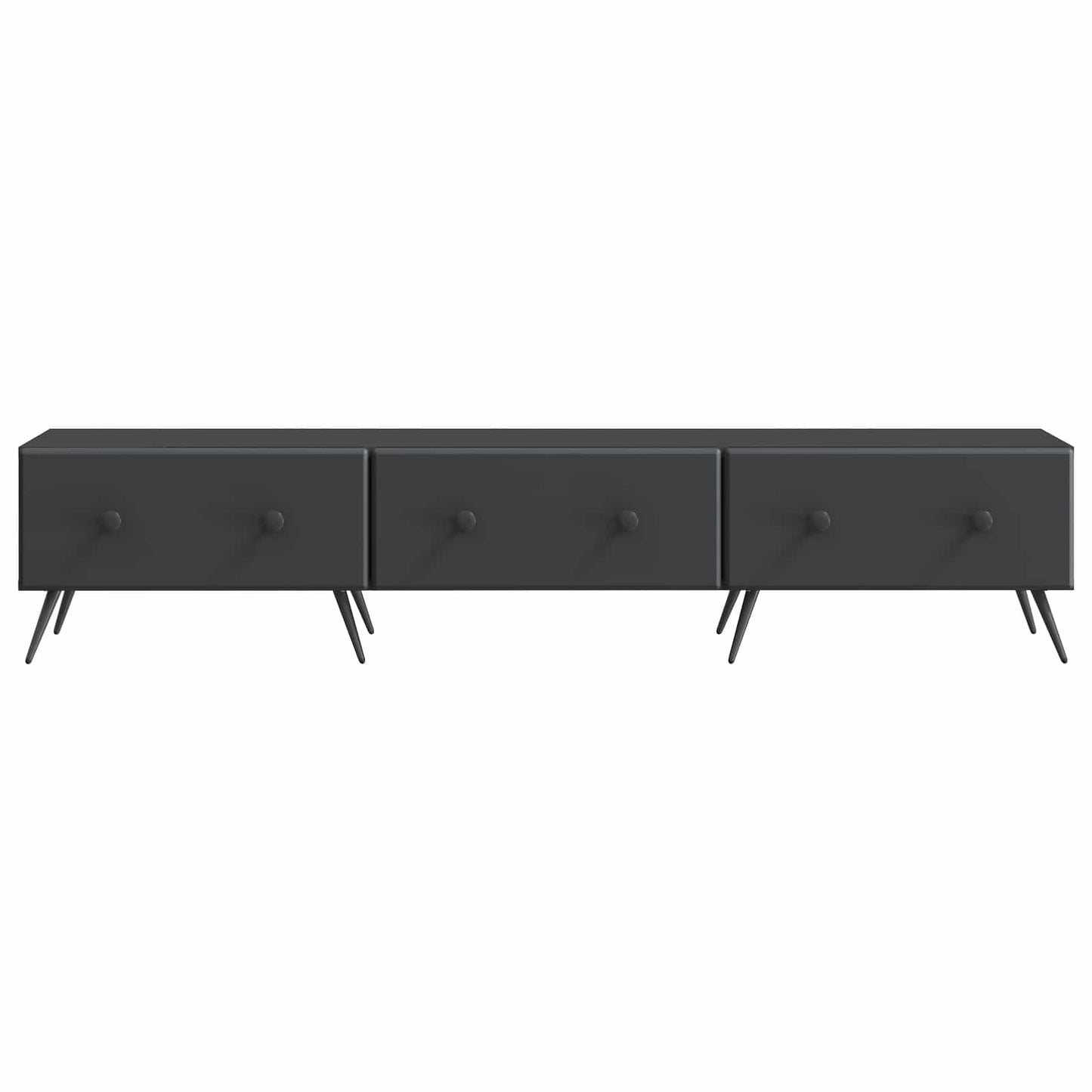 TV-Schränk Schwarz 147 x 34,5 x 30 cm Holzwerkstoff