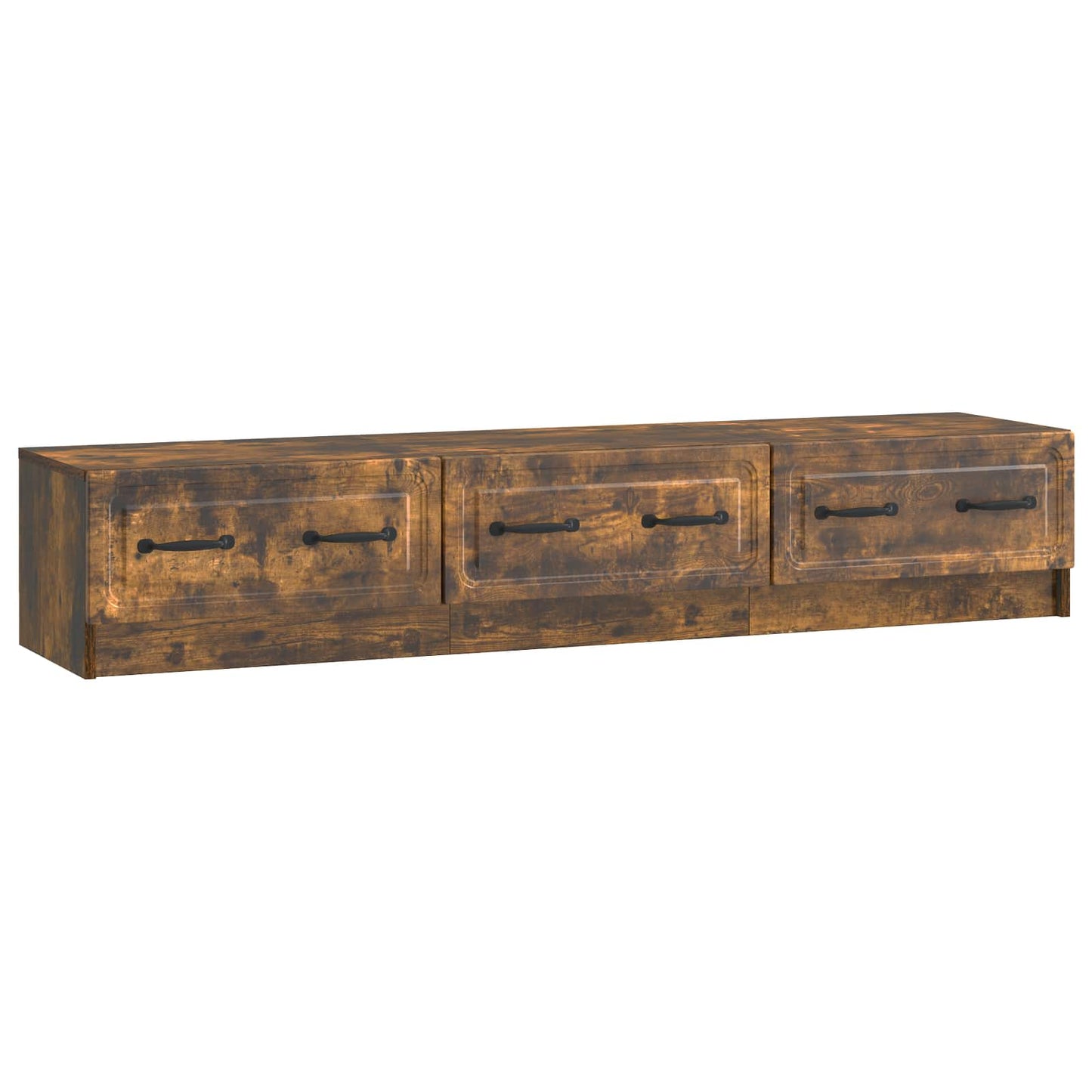 TV-Schränk Geräucherte Eiche 147 x 34,5 x 27 cm Holzwerkstoff