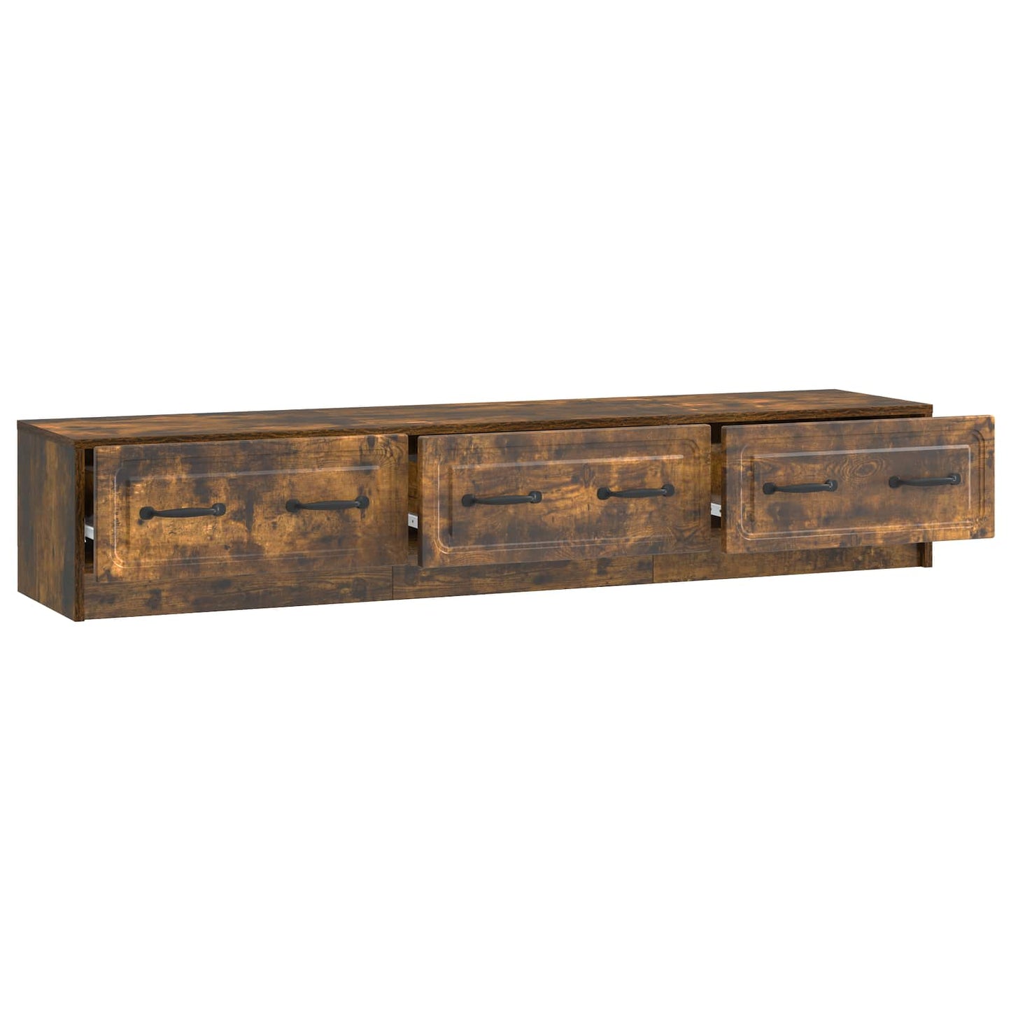 TV-Schränk Geräucherte Eiche 147 x 34,5 x 27 cm Holzwerkstoff