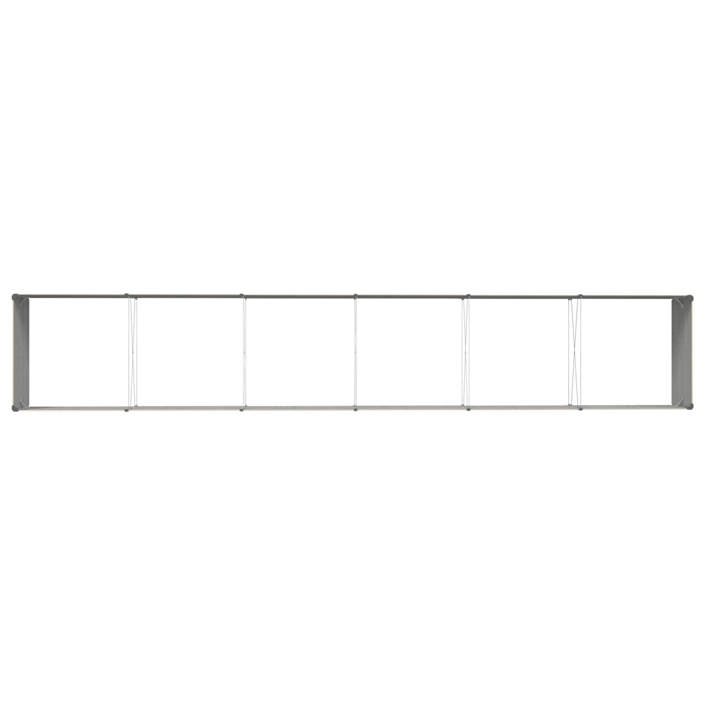 Pflanzkübel Elfenbein 580 x 100 x 45 cm Verzinkter Stahl