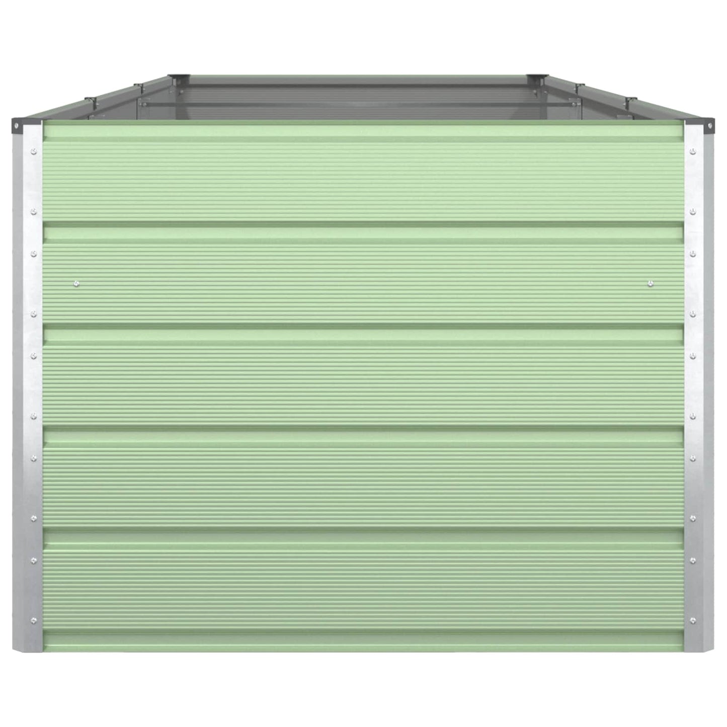 Pflanzkübel Pastellgrün 290 x 100 x 75 cm Verzinkter Stahl