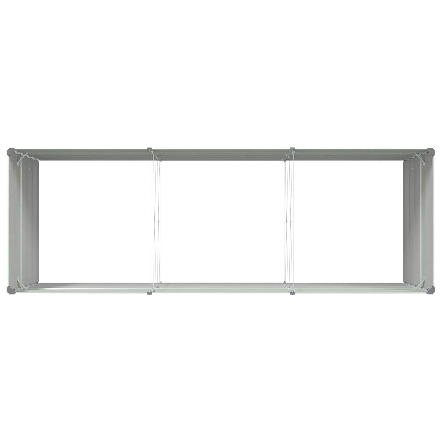 Pflanzkübel Pastellgrün 290 x 100 x 75 cm Verzinkter Stahl